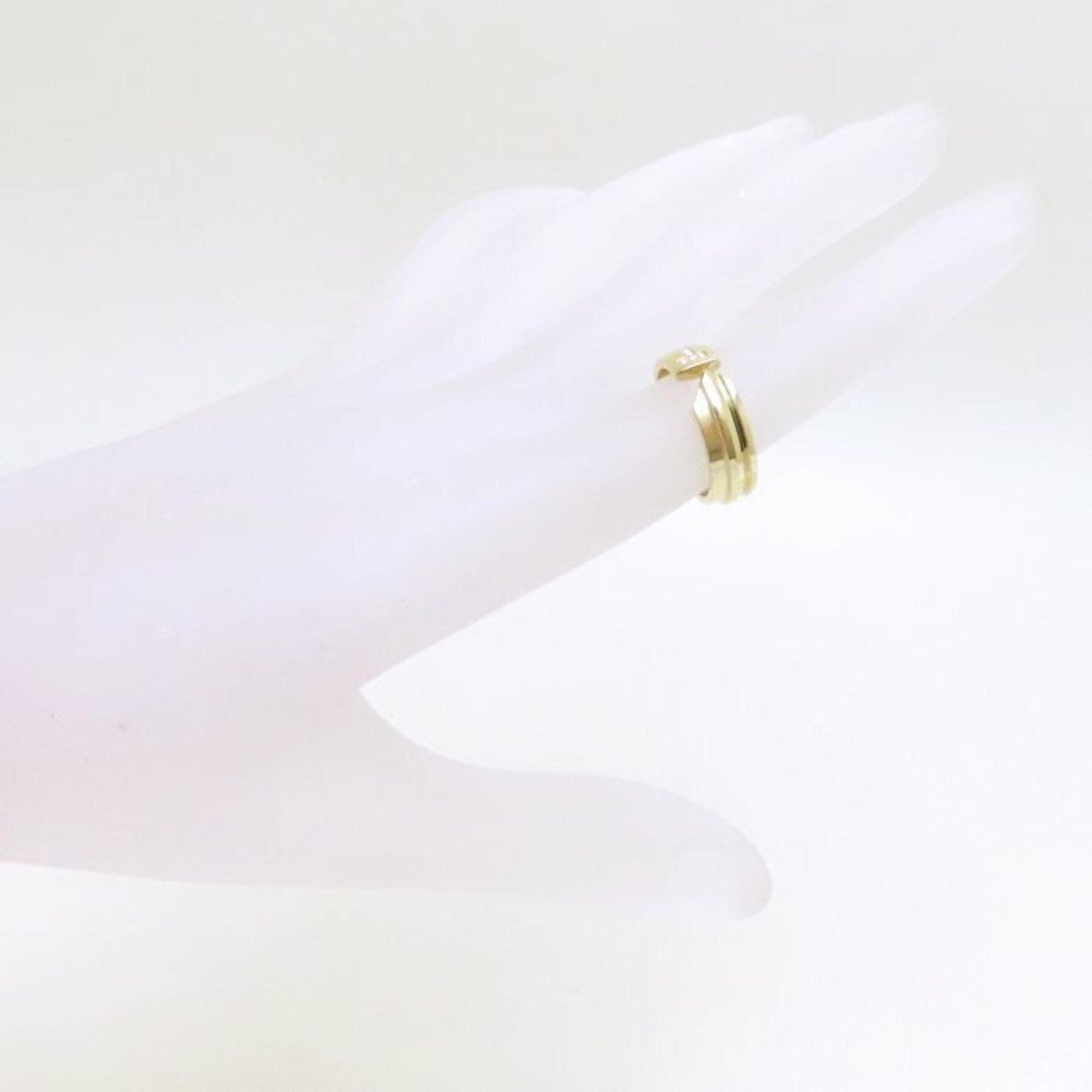 Band Ring 18K Yellow Gold with Diamond