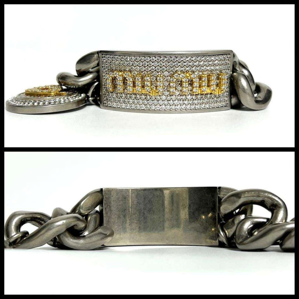 Charm Bracelet Metal with Rhinestone