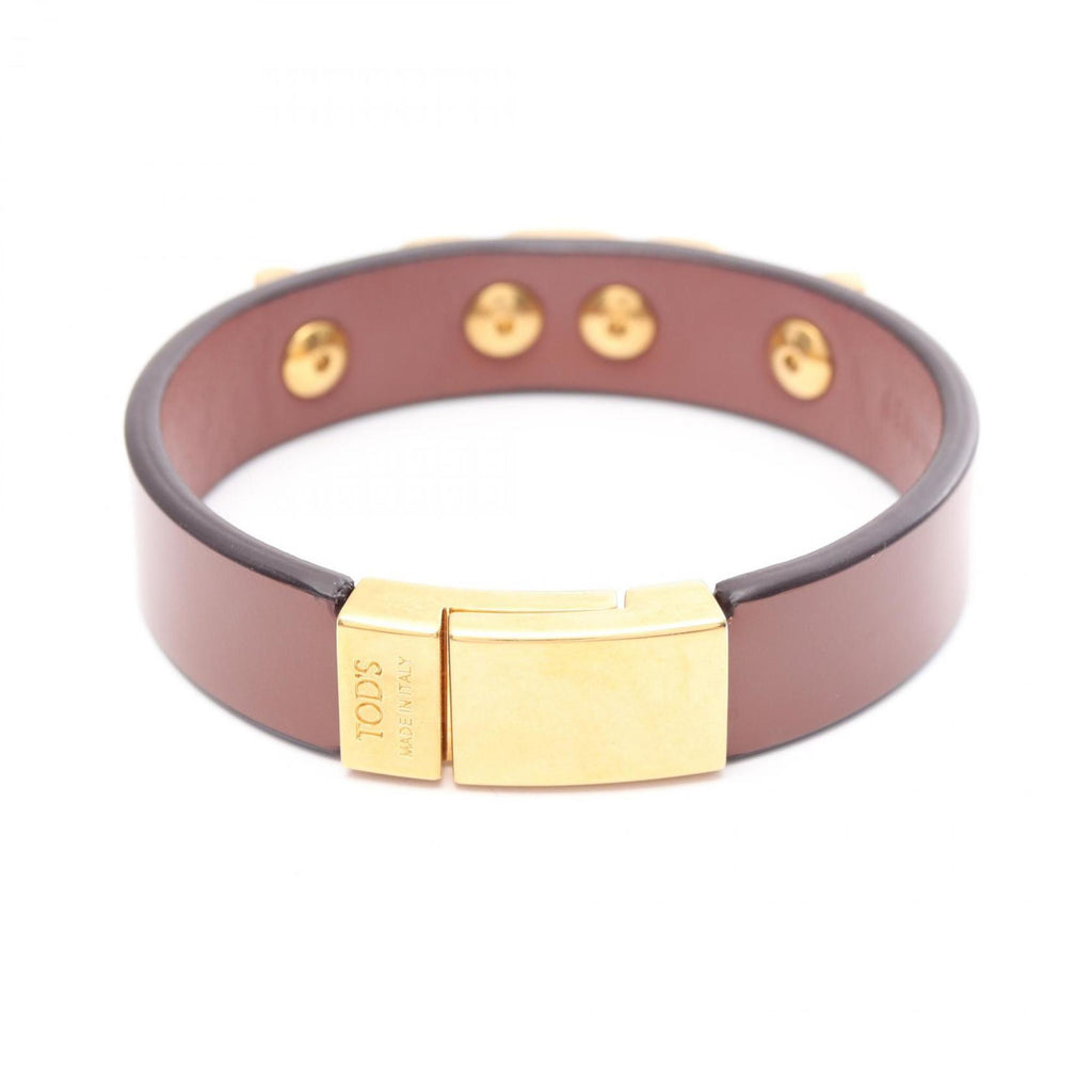 Charm Bracelet Gold and Leather