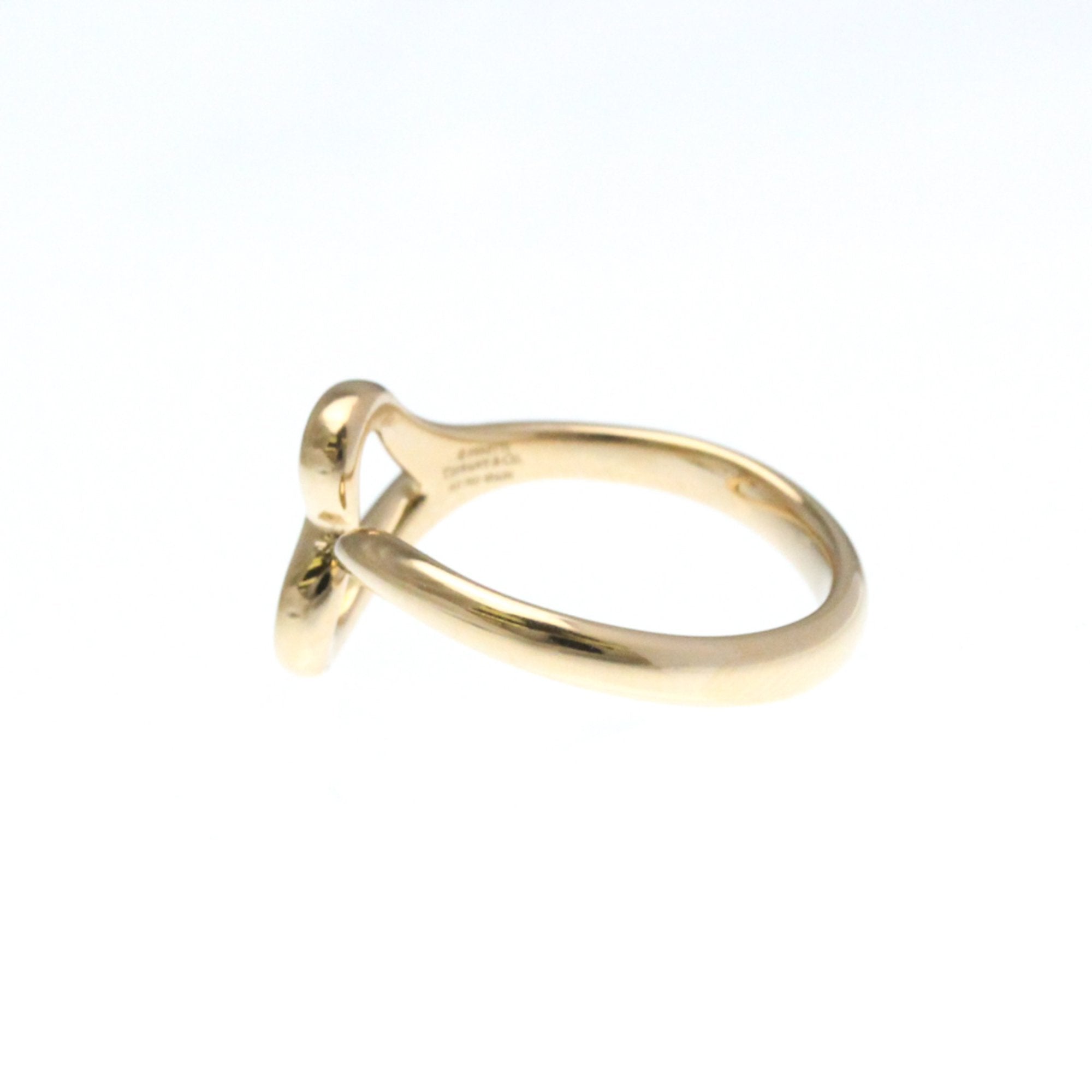 Open Heart Ring 18K Rose Gold 11.5mm