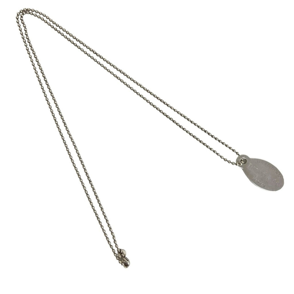 Return To Pendant Necklace Sterling Silver Ball Chain