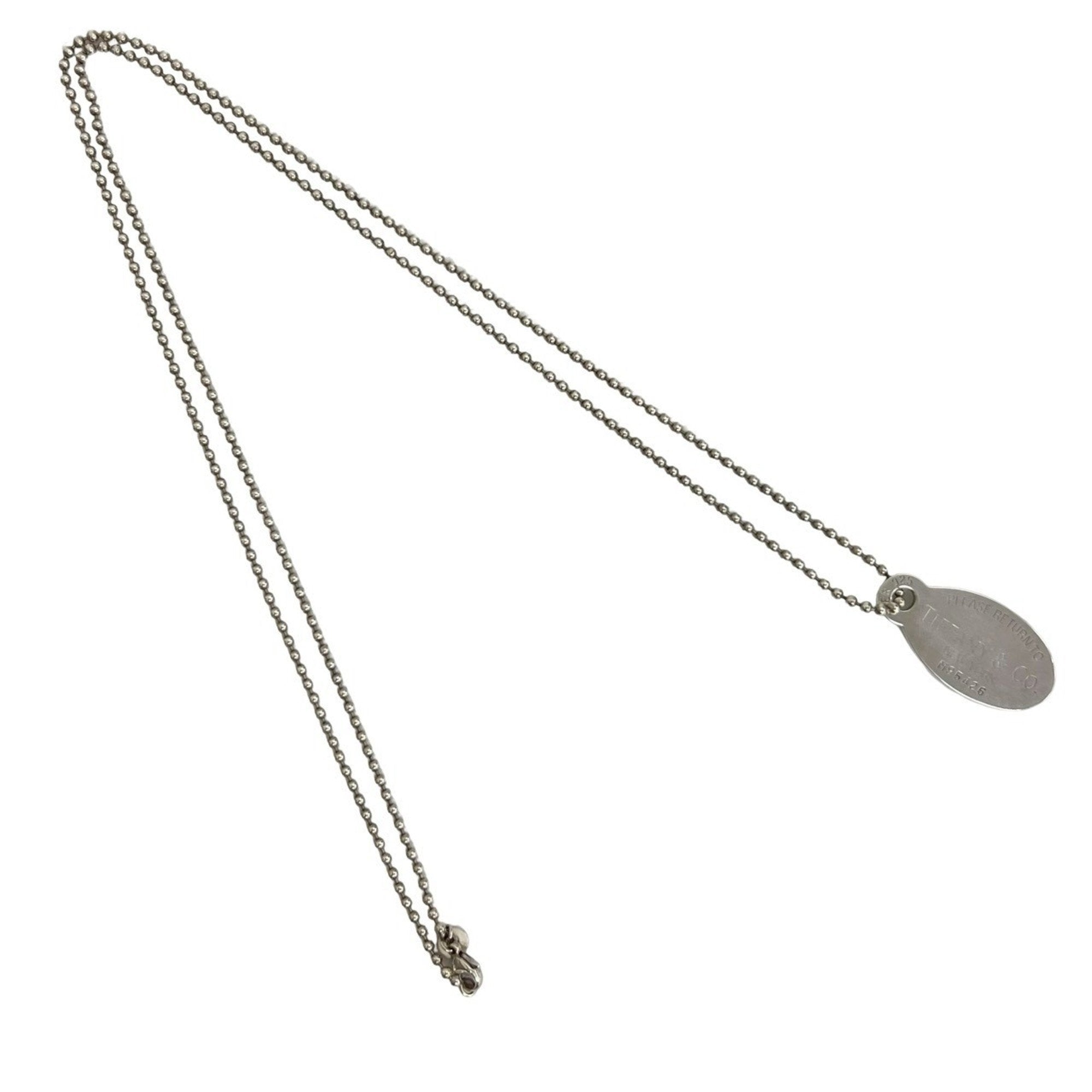 Return To Pendant Necklace Sterling Silver Ball Chain