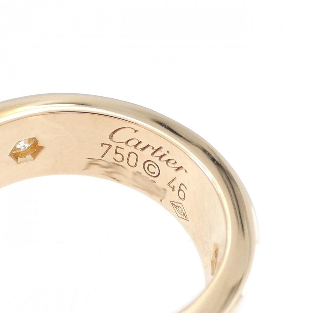 Band Ring 18K Rose Gold with Diamond