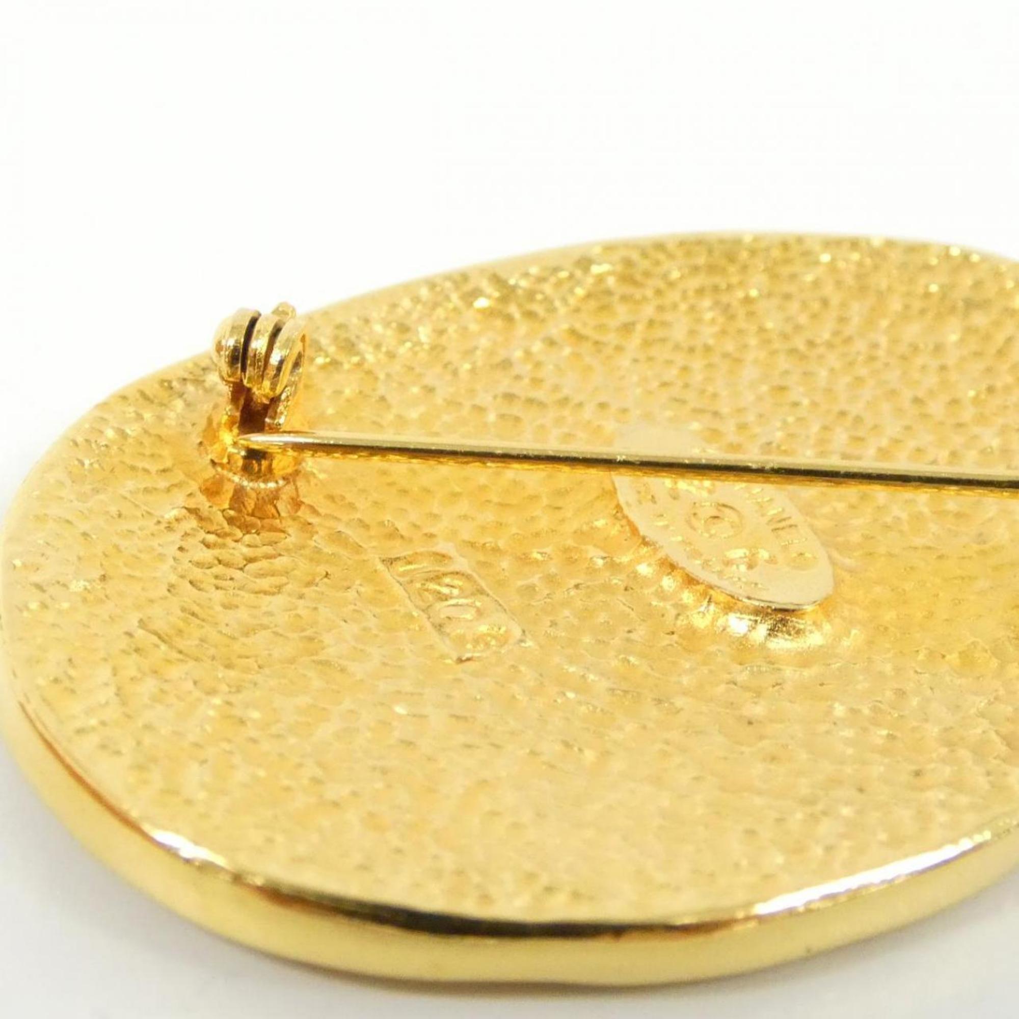 Brooch Gold-Tone Metal