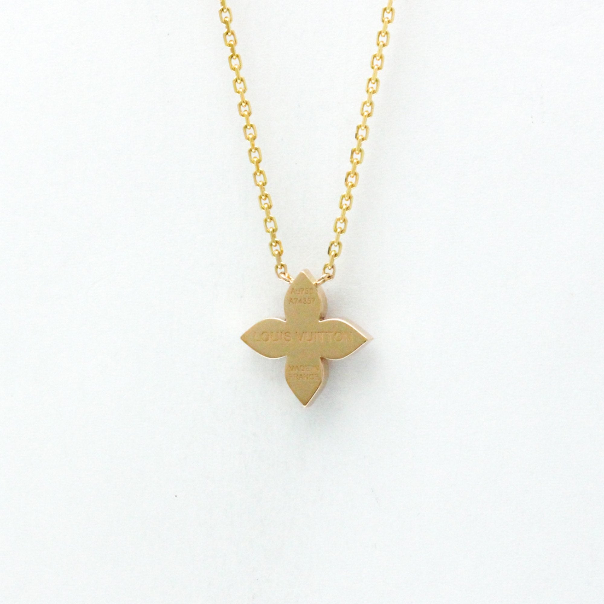 Star Blossom Pendant Necklace 18K Rose Gold with Diamond