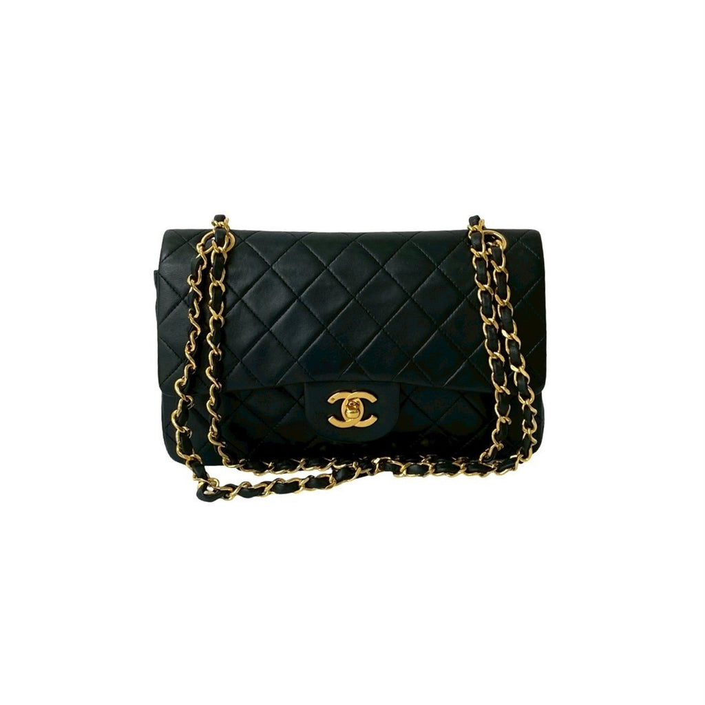 Vintage Classic Double Flap Bag Quilted Lambskin Small