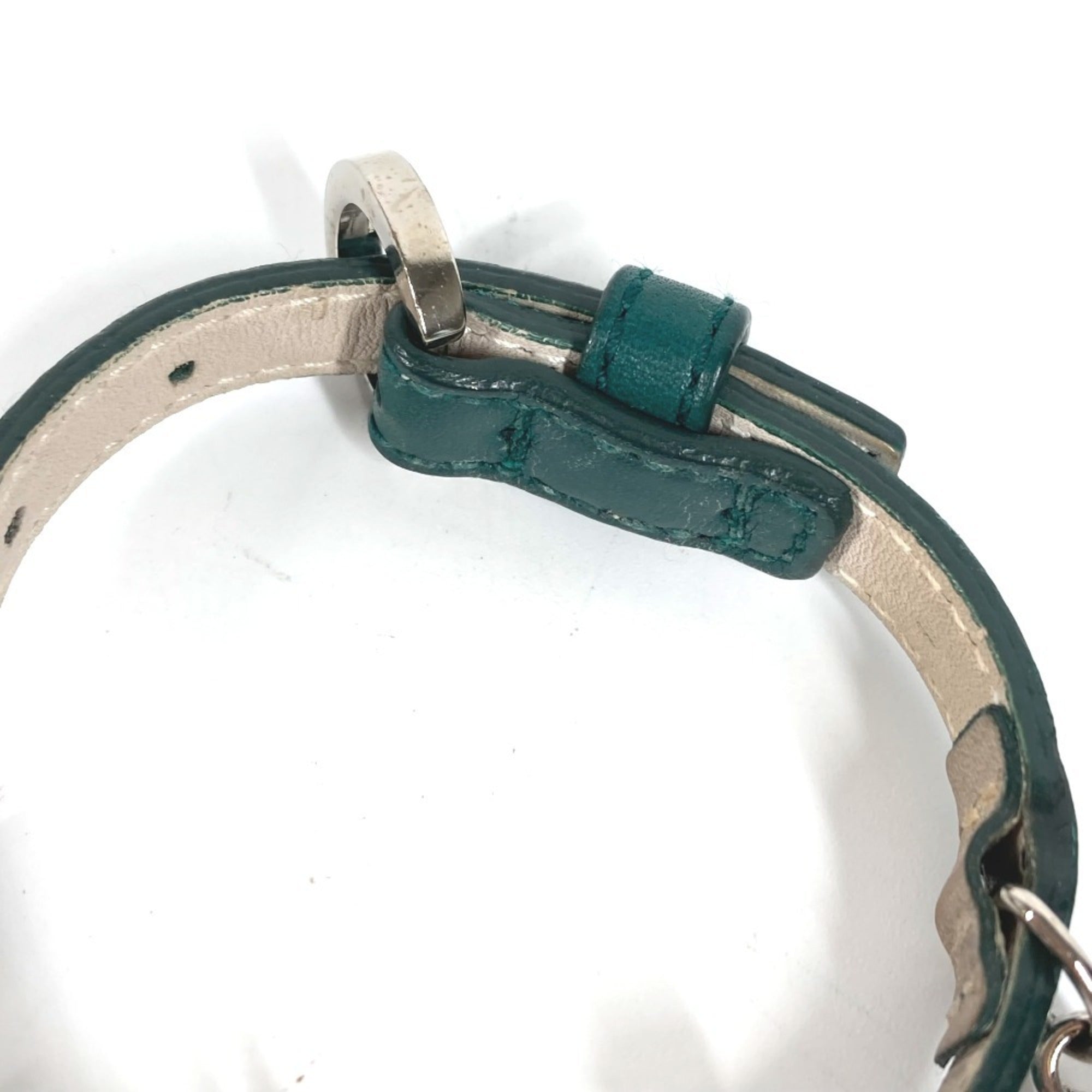 Leather Bracelet Green