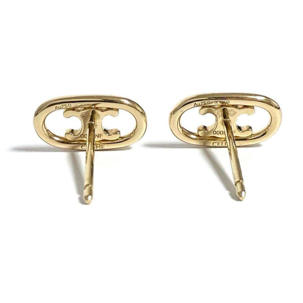 Earrings Stud 18K Yellow Gold
