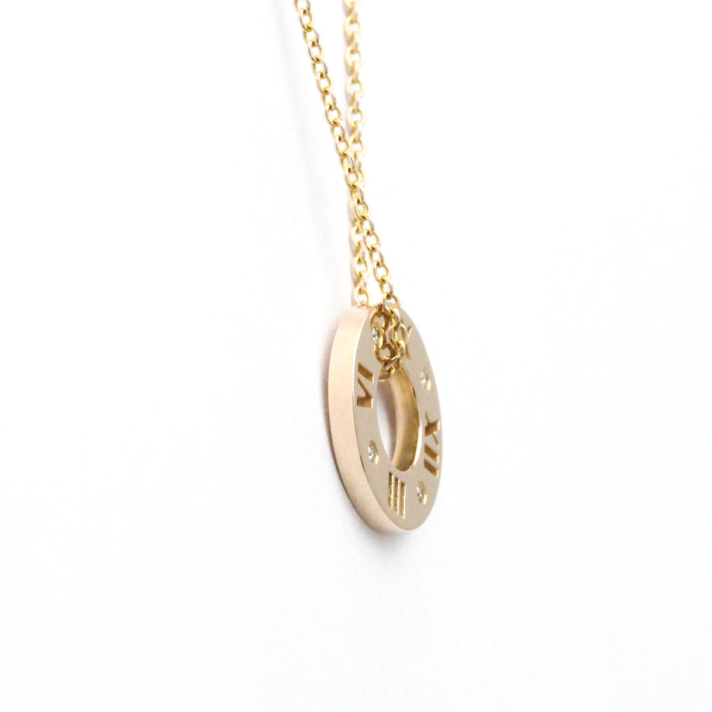 Atlas Pendant Necklace 18K Rose Gold