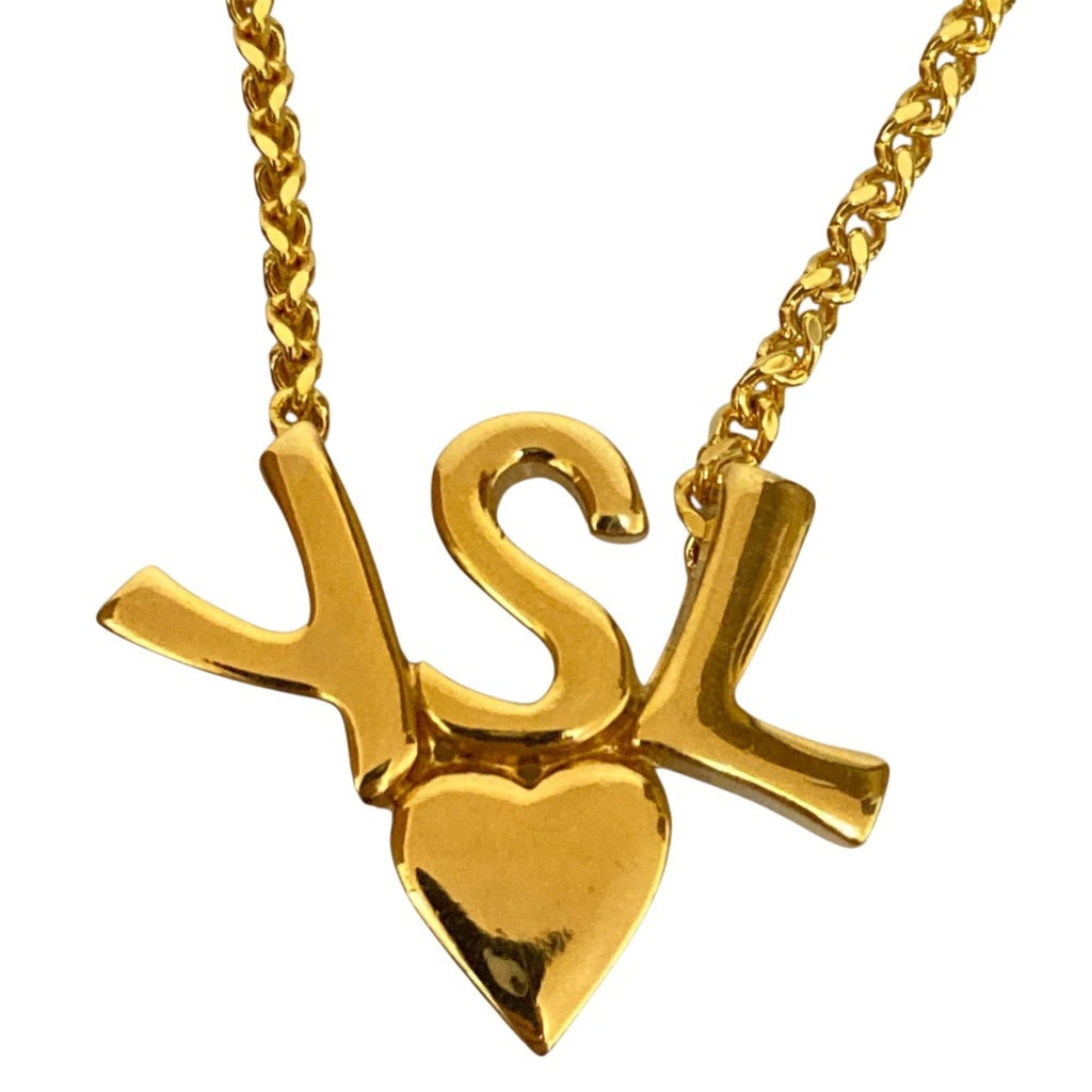 Heart Pendant Necklace Gold