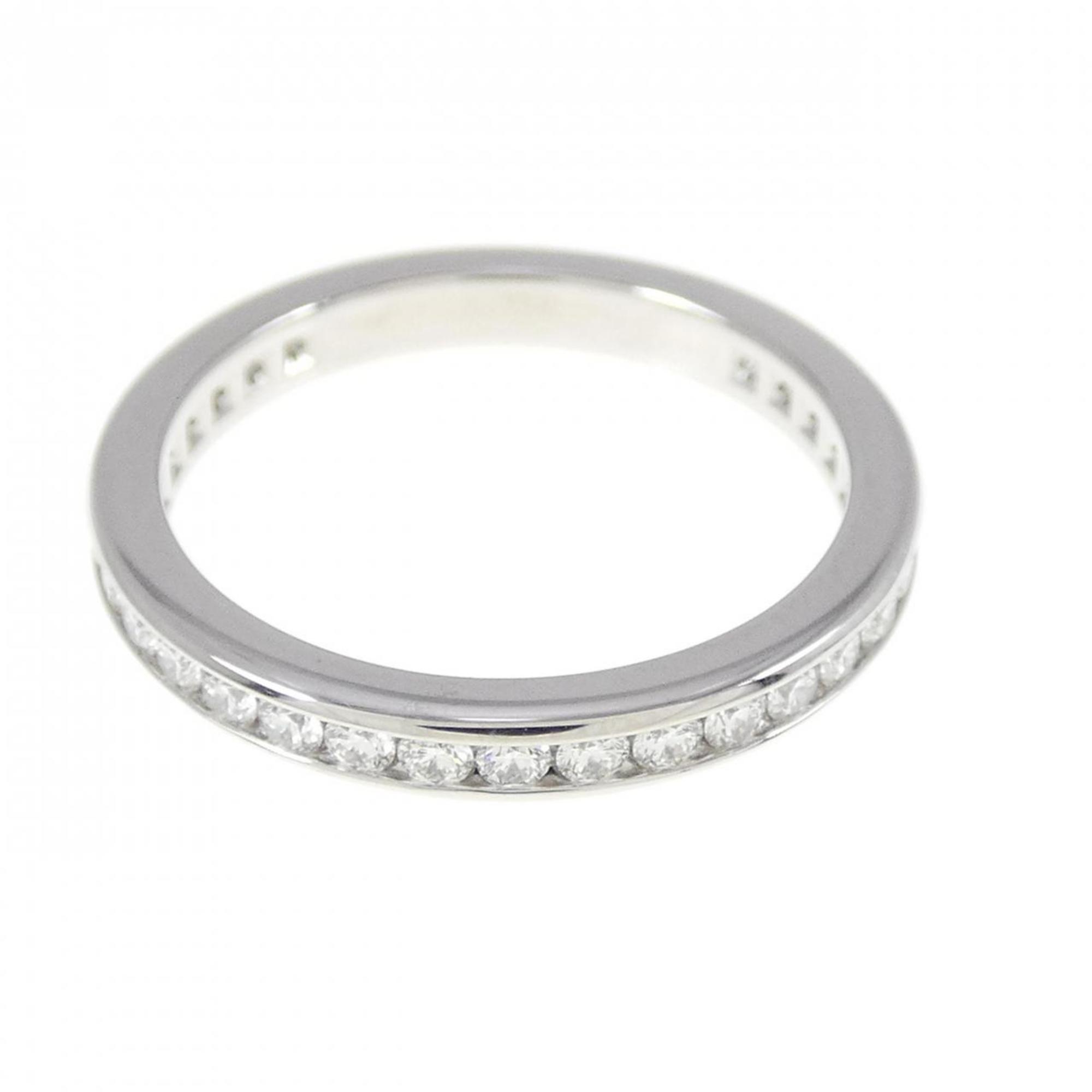 Full Circle Ring Platinum with Diamonds