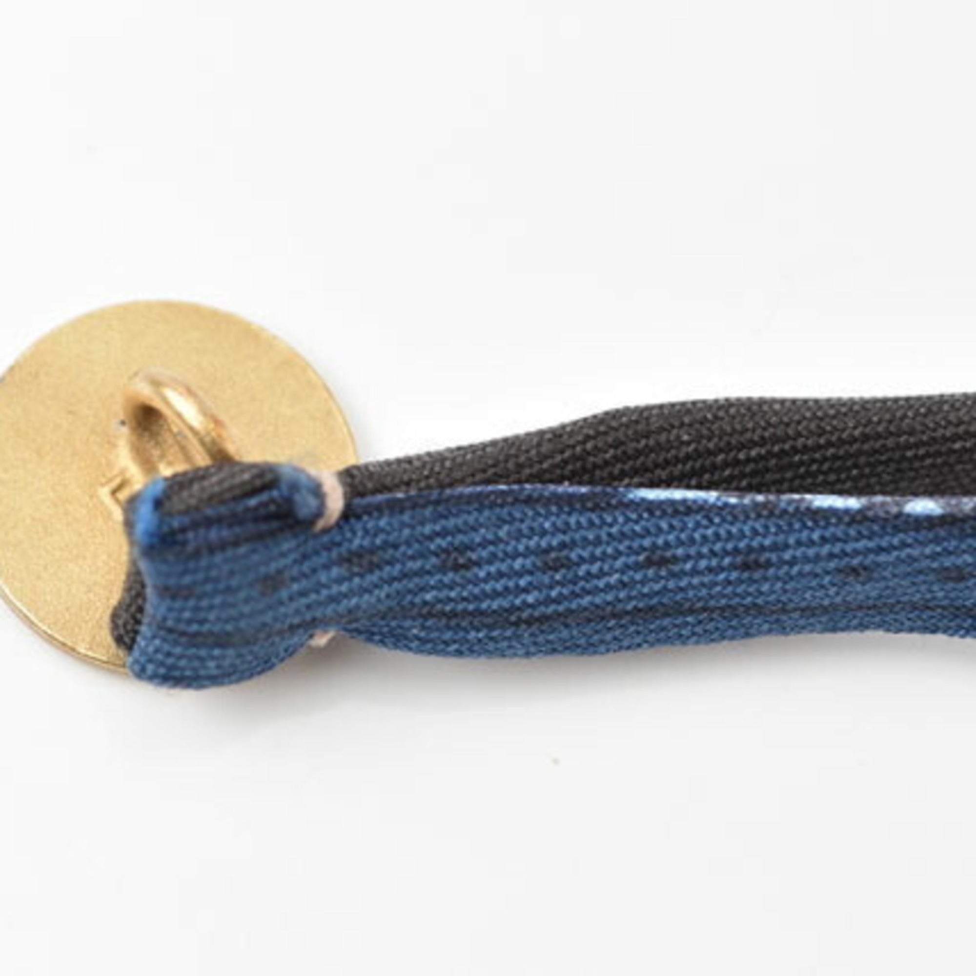 Silk Bangle Blue Multi-color White Bracelet