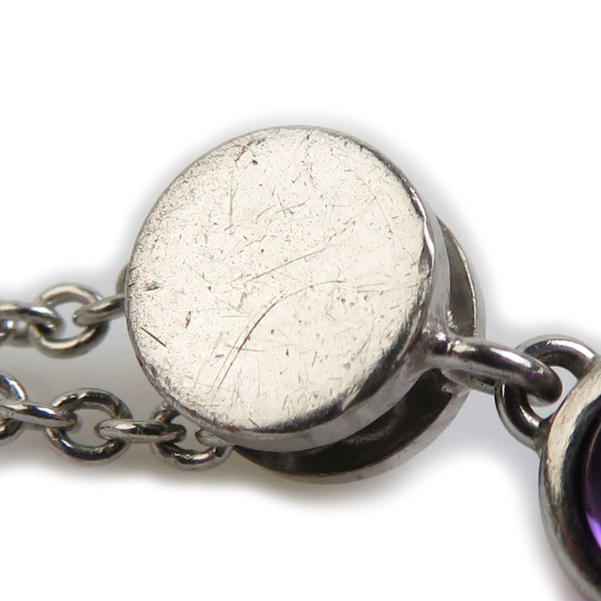 Pendant Necklace Sterling Silver Purple