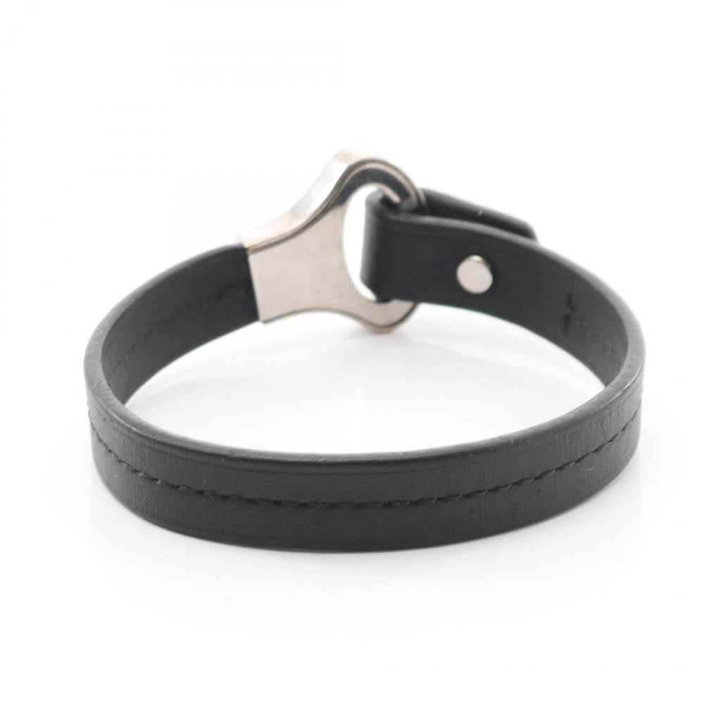 Charm Bracelet Leather and Stainless Steel