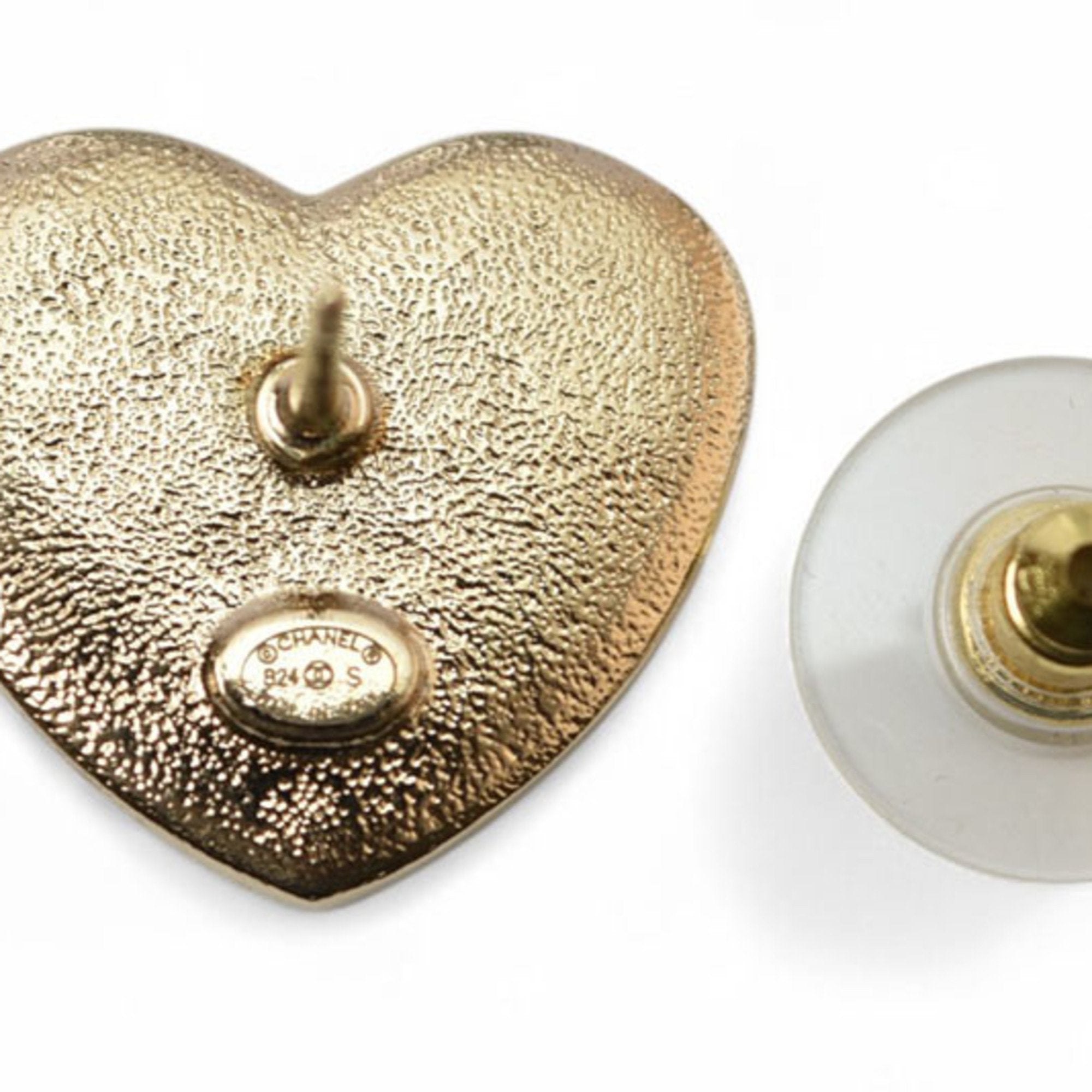 Earrings Rhinestone Gold-Tone Metal
