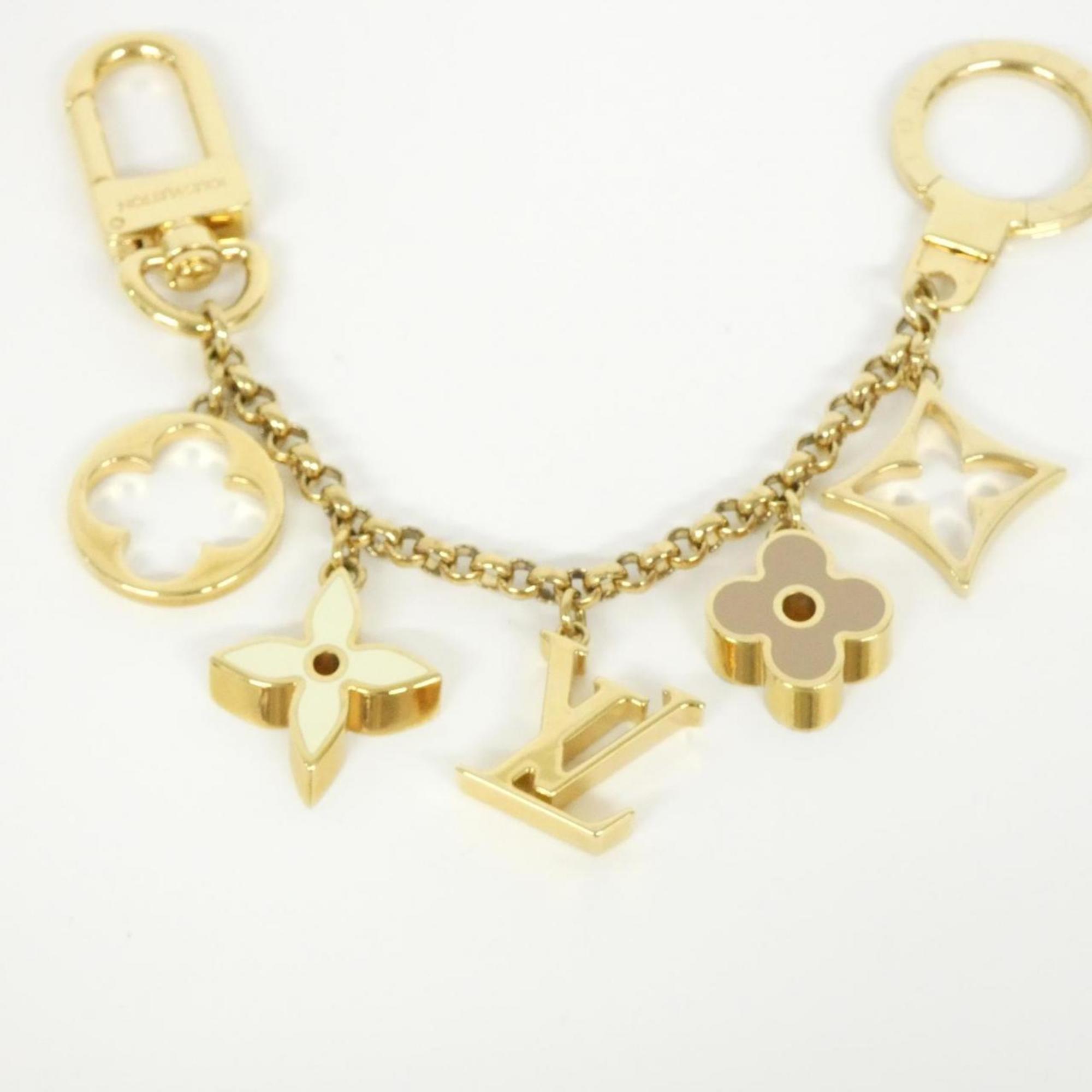 Fleur de Monogram Handbag Charm Gold