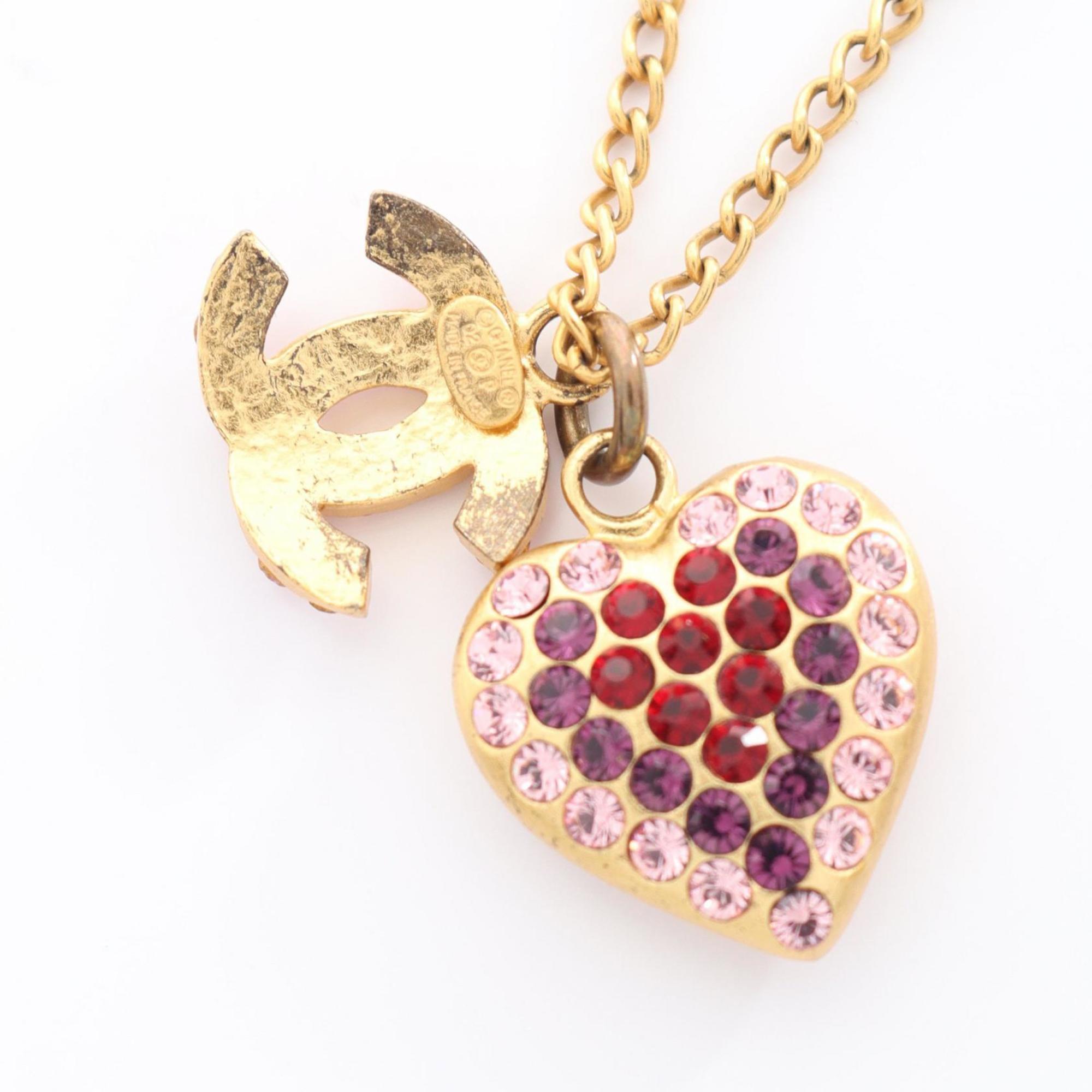 CC Logo Pendant Necklace Metal