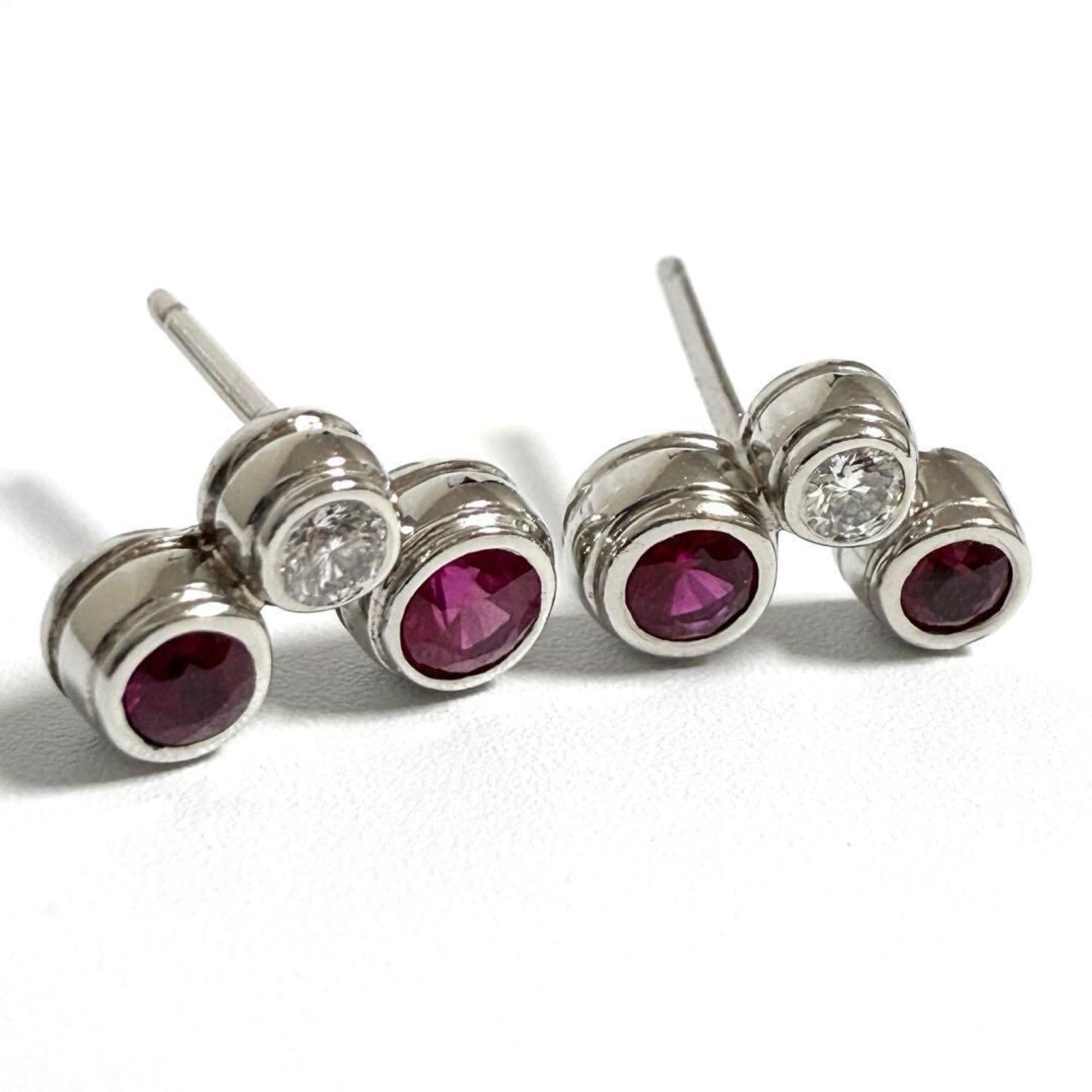 Earrings Platinum and Sterling Silver