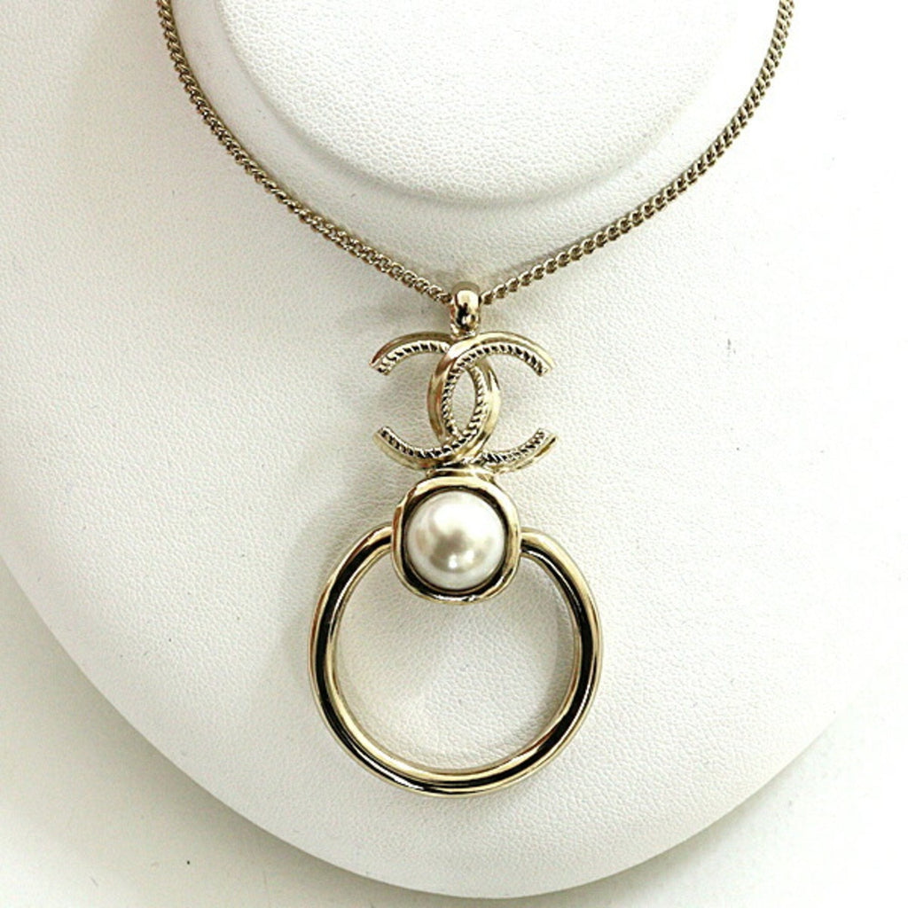 Pendant Necklace Brass Light Gold