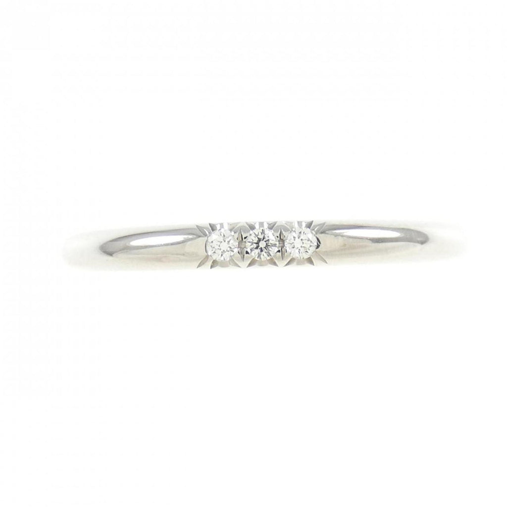 Band Ring Platinum with Diamond