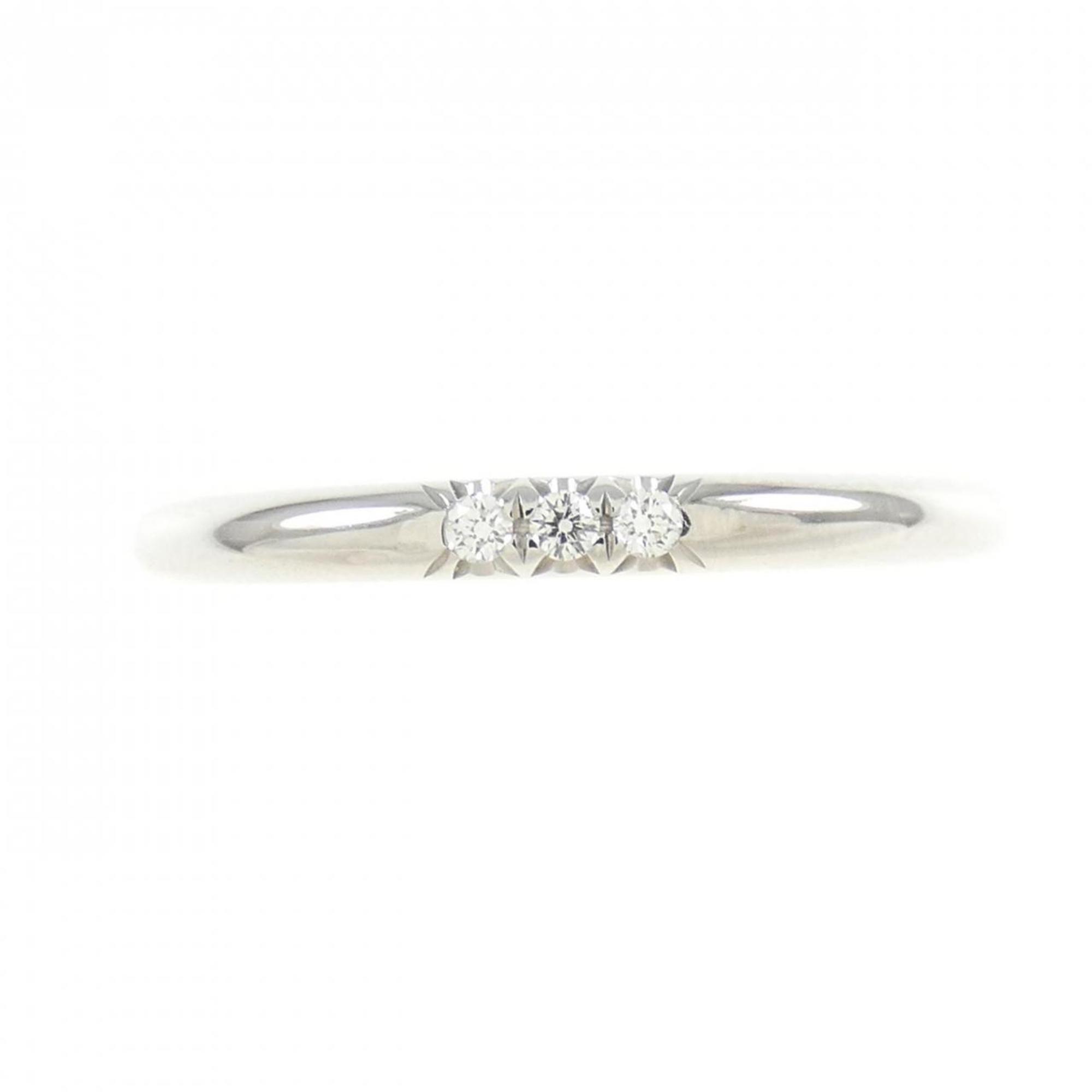 Band Ring Platinum with Diamond