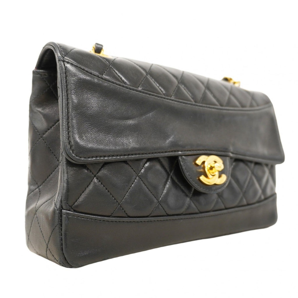 Vintage CC Chain Flap Bag Quilted Lambskin Medium