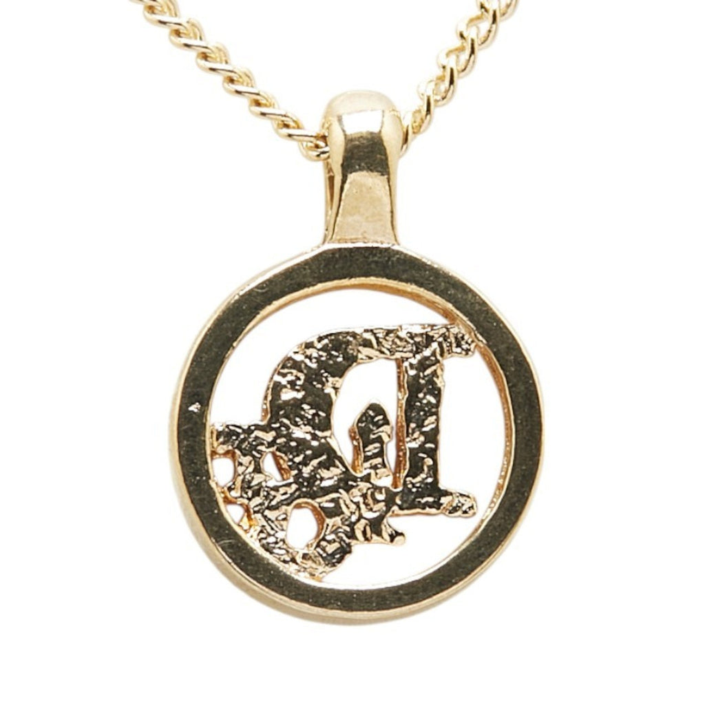CD Pendant Necklace Gold