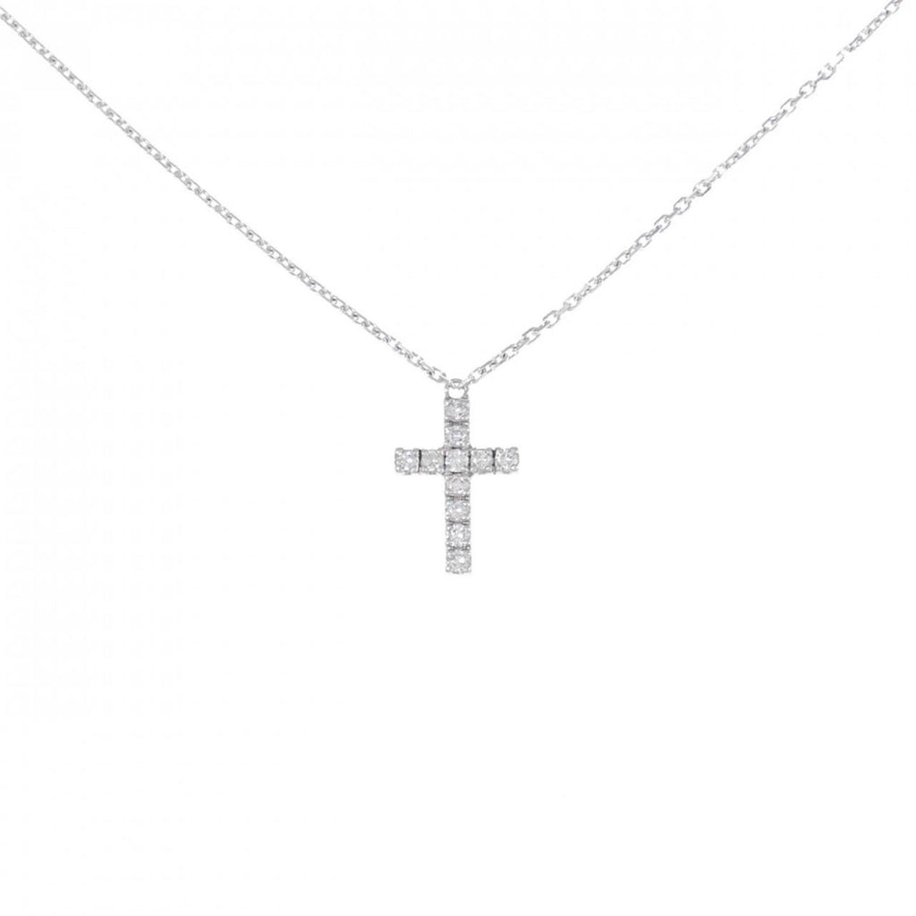 Pendant Necklace 18K White Gold with Diamond