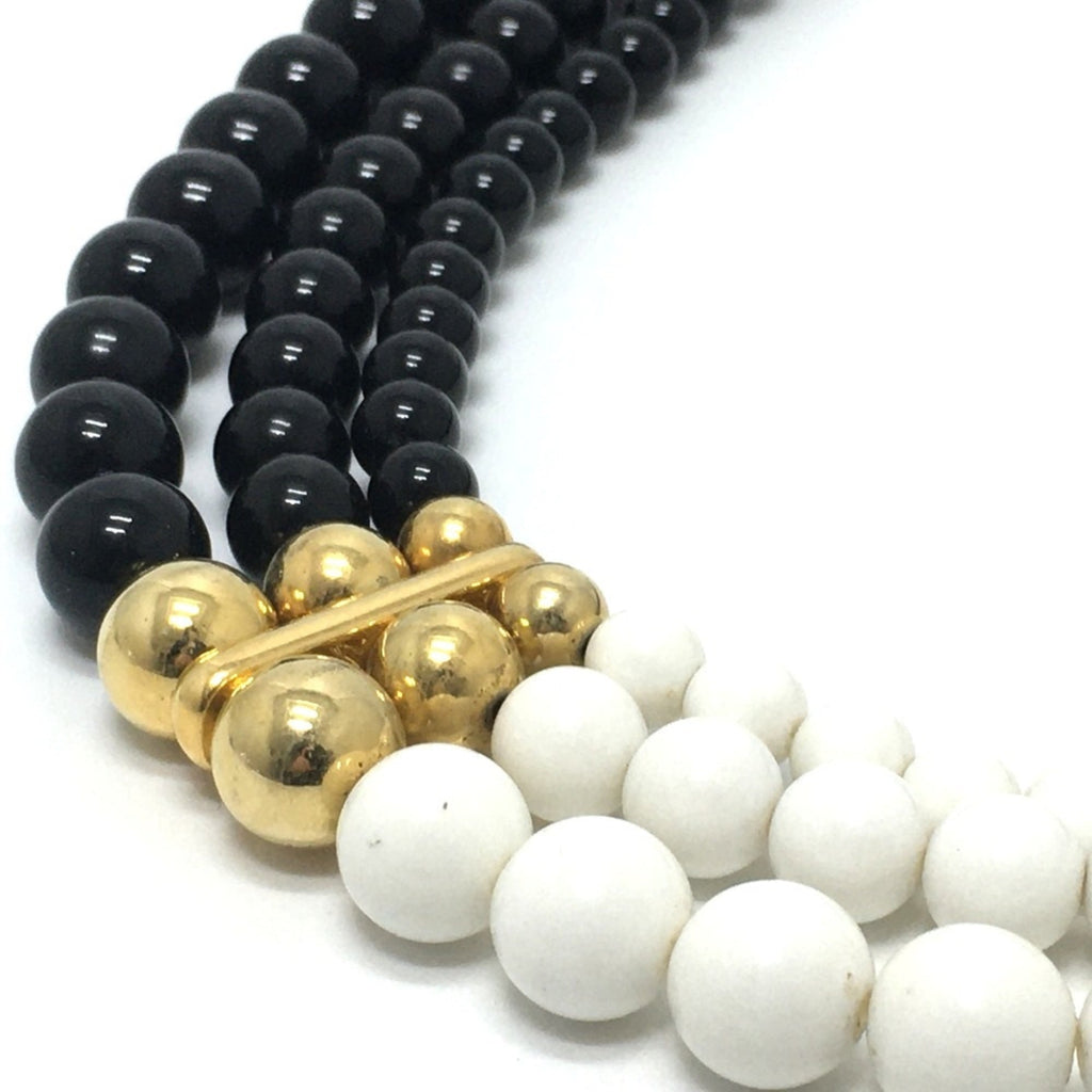 3 Stations Necklace Gold