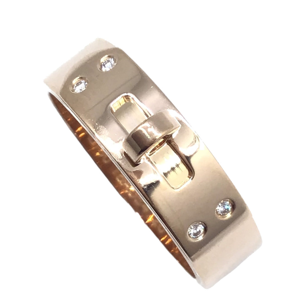Kelly Ring 18K Rose Gold with Diamond Mini