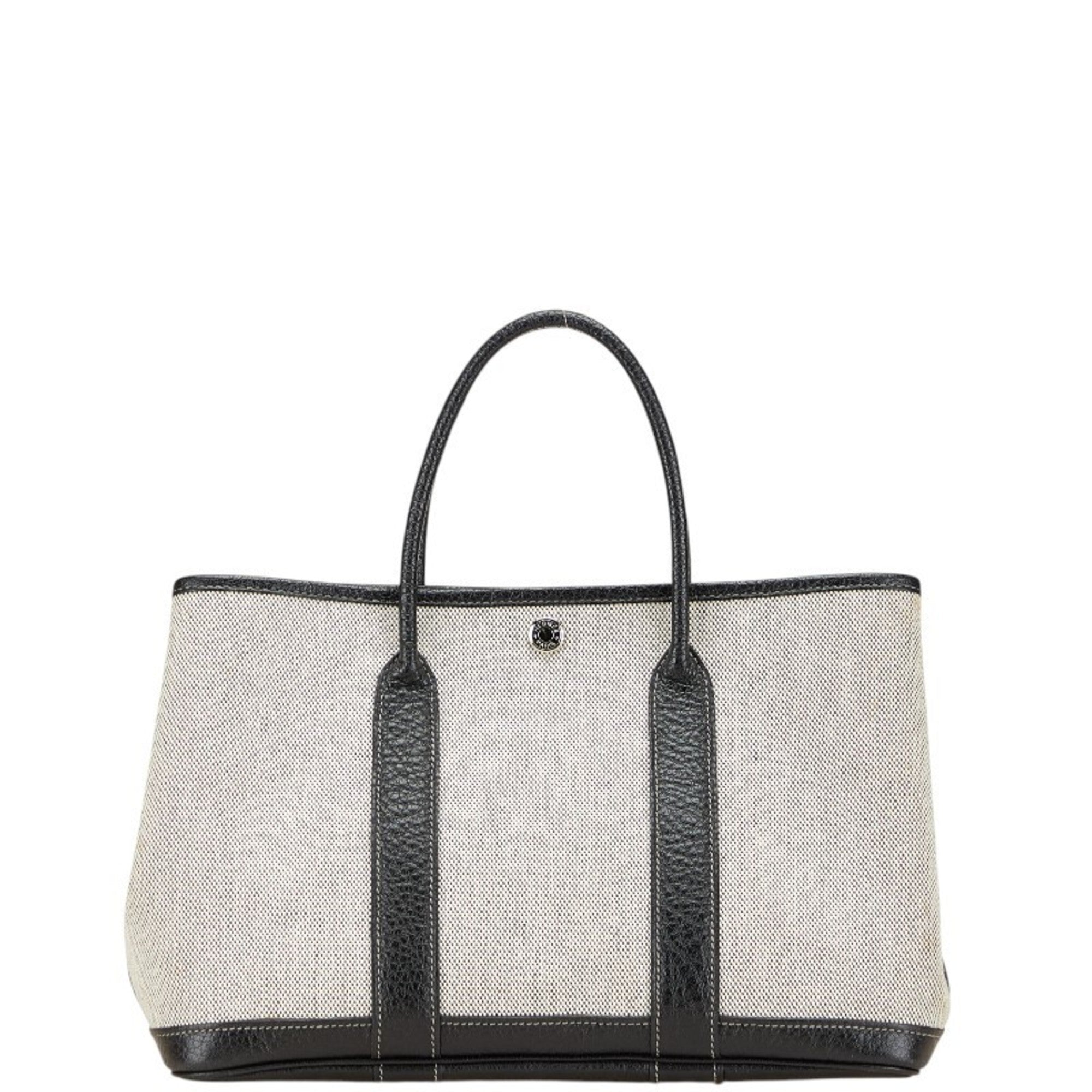 Garden Party Tote Toile and Leather 36
