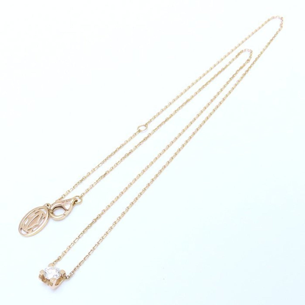 C de Cartier Pendant Necklace 18K Rose Gold