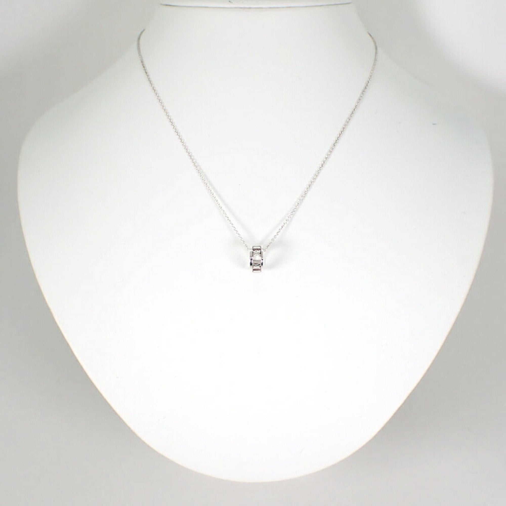 Atlas Pendant Necklace Sterling Silver