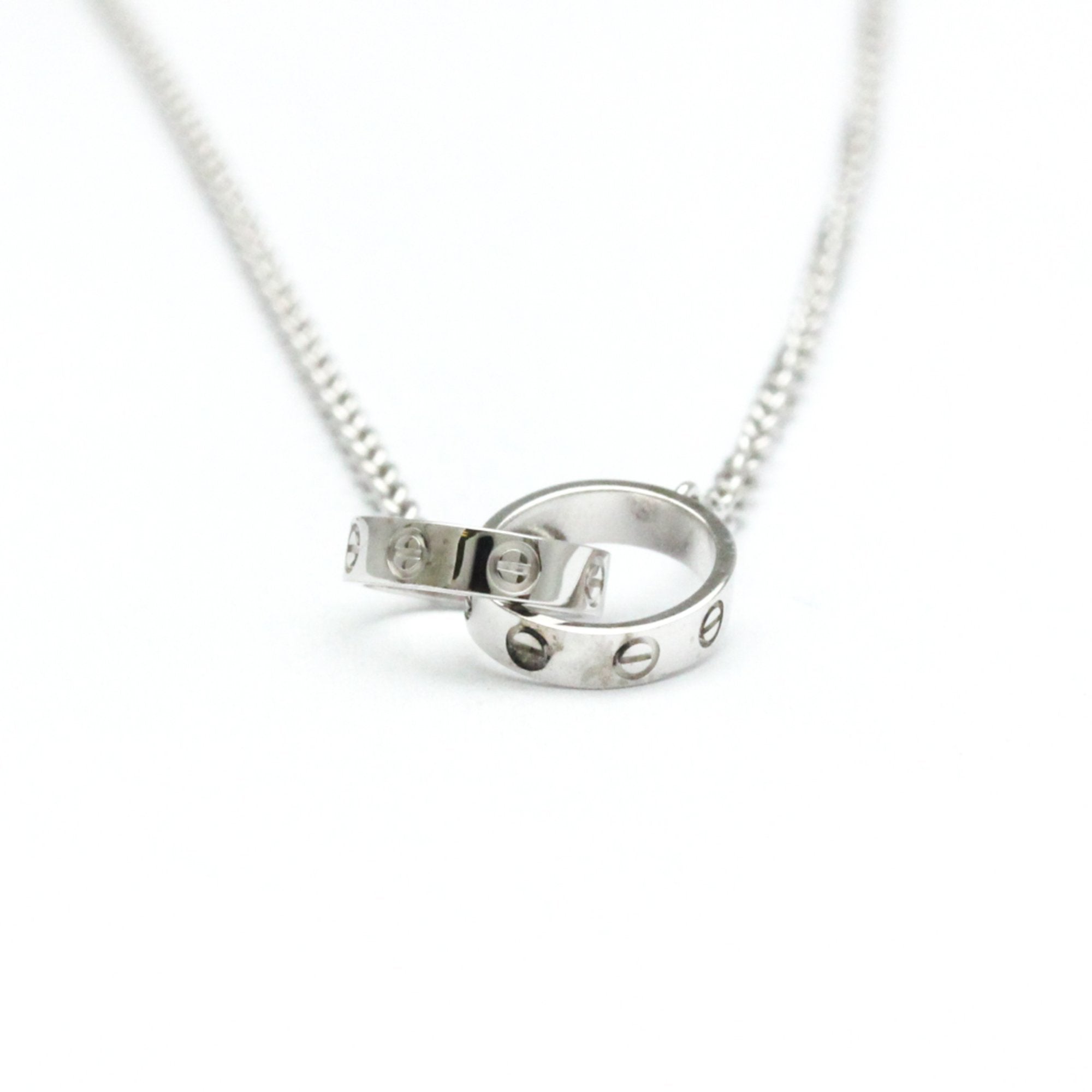 Pendant Necklace 18K White Gold