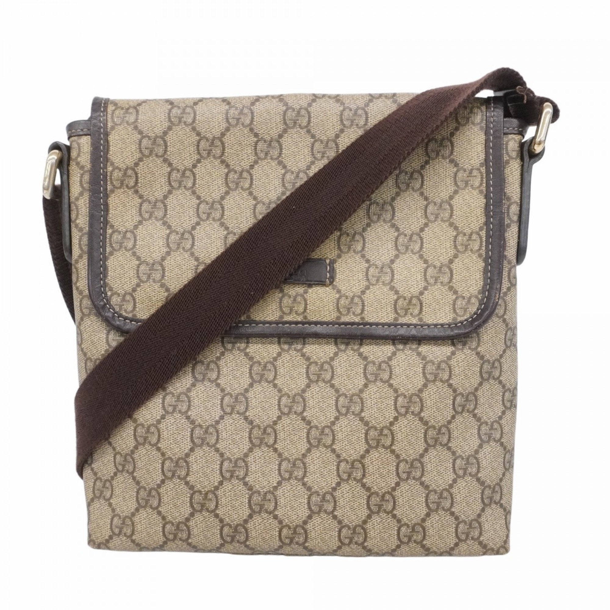 Flap Messenger GG Coated Canvas Small