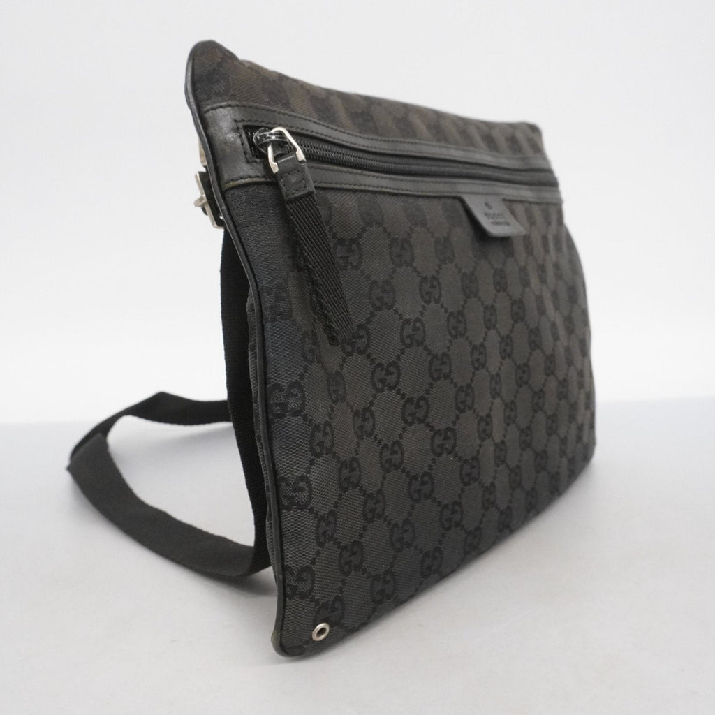 Flat Messenger Bag GG Canvas Medium