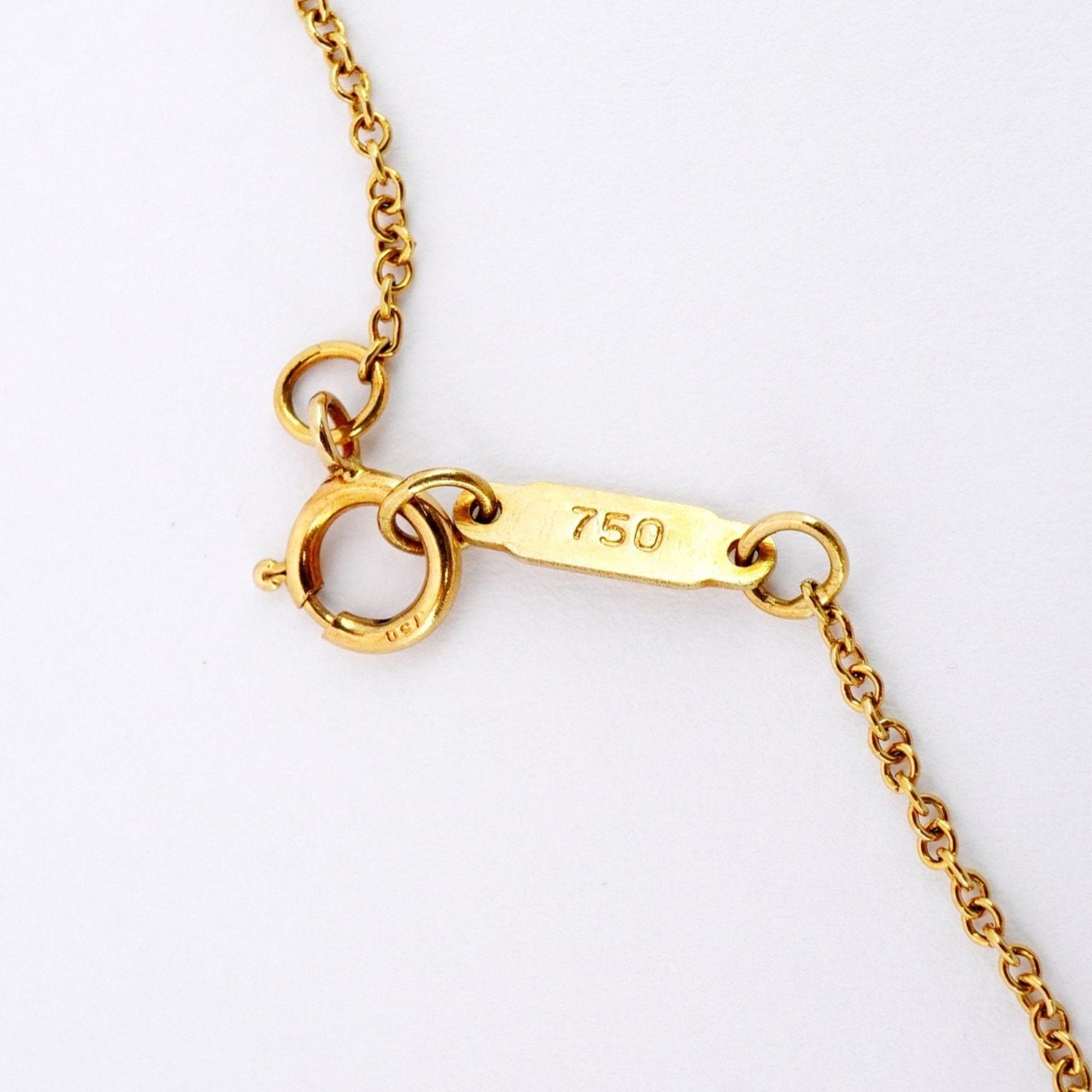Dots Circle Pendant Necklace Platinum and 18K Yellow Gold With Diamond