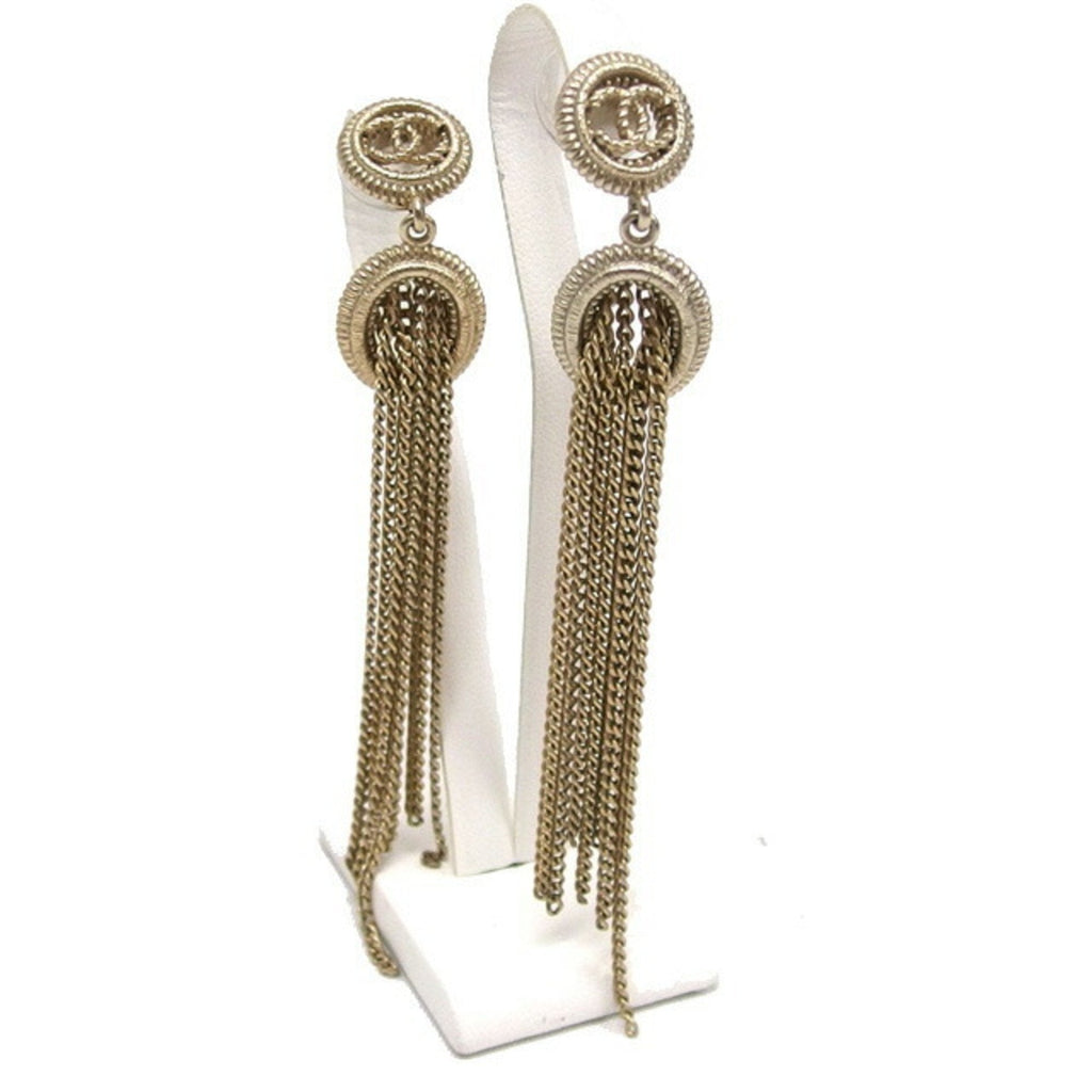 CC Logo Earrings Gold-Tone Metal Gold-Tone Metal