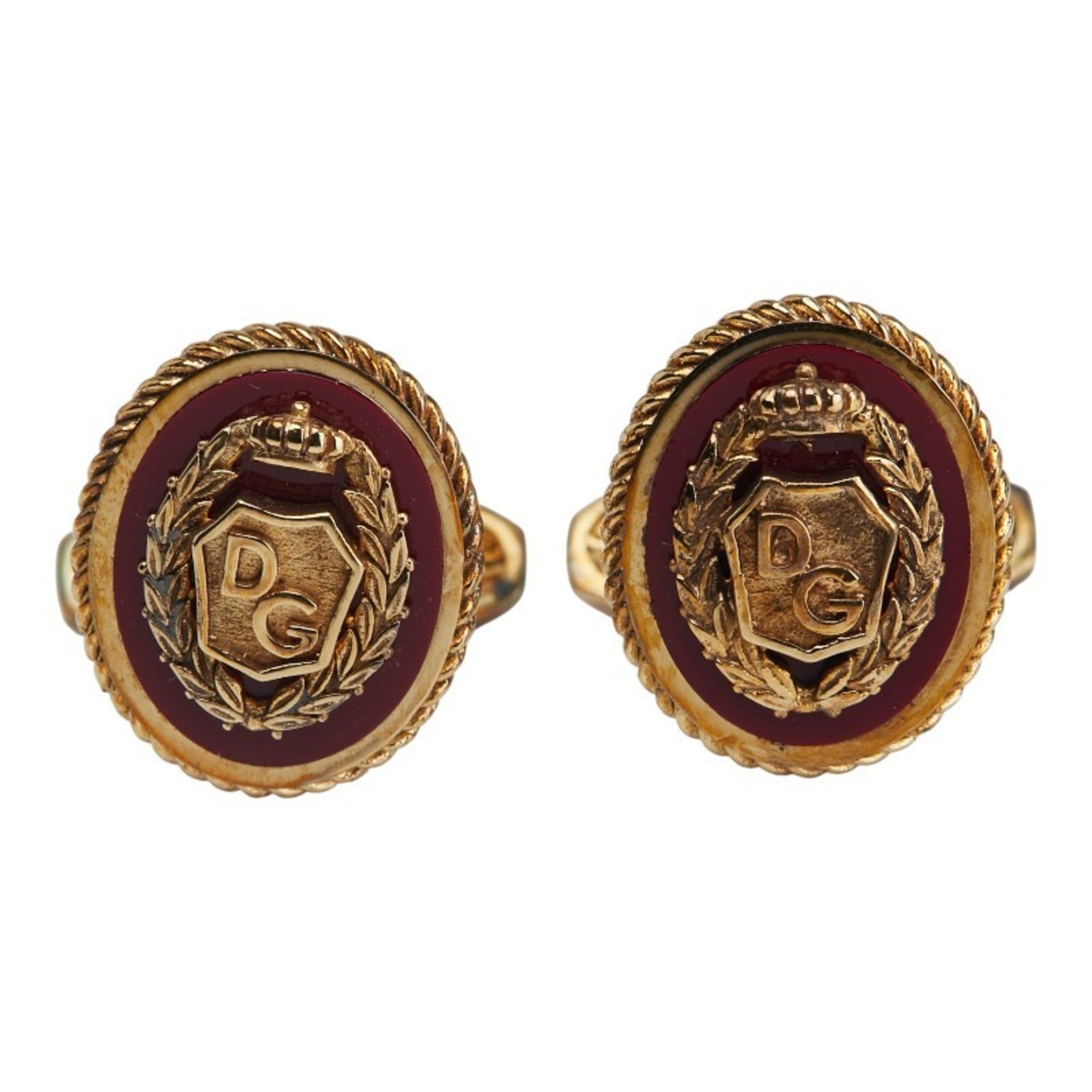 DG Cufflinks Gold and Red Plating Bracelet