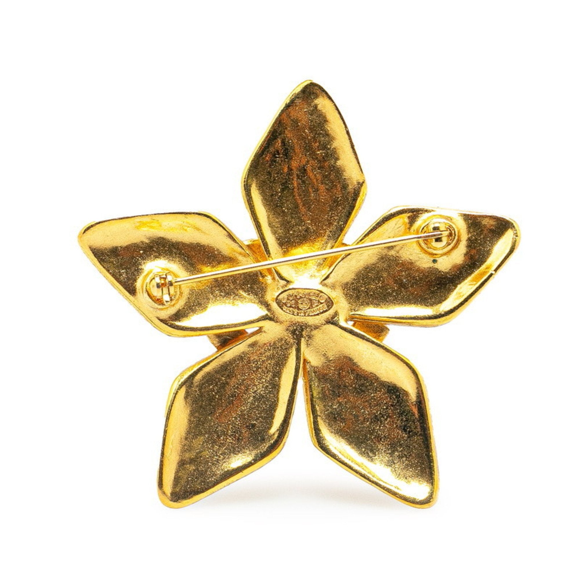 CC Logo Brooch Metal