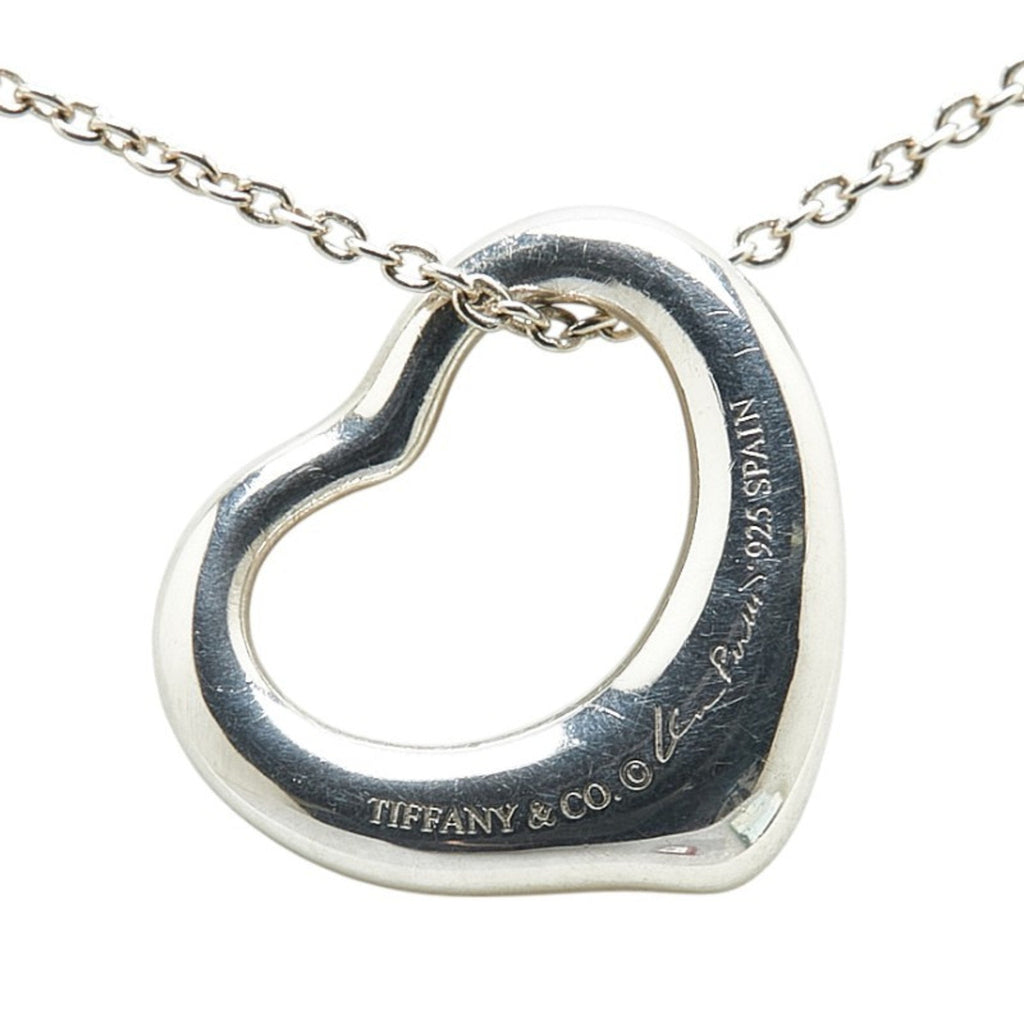 Heart Pendant Necklace Sterling Silver
