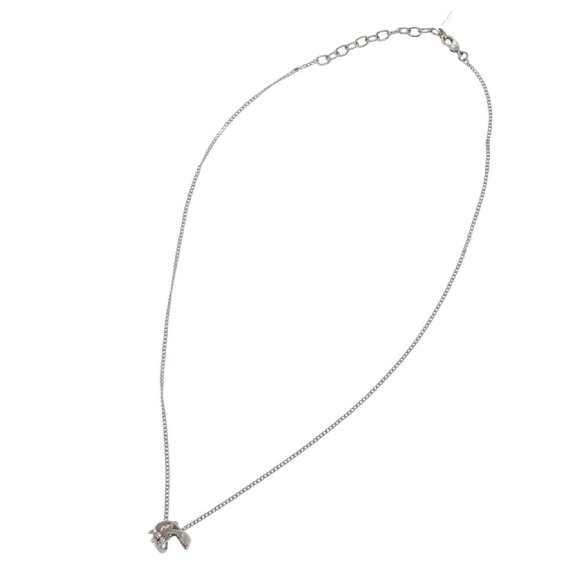 Pendant Necklace Metal Silver