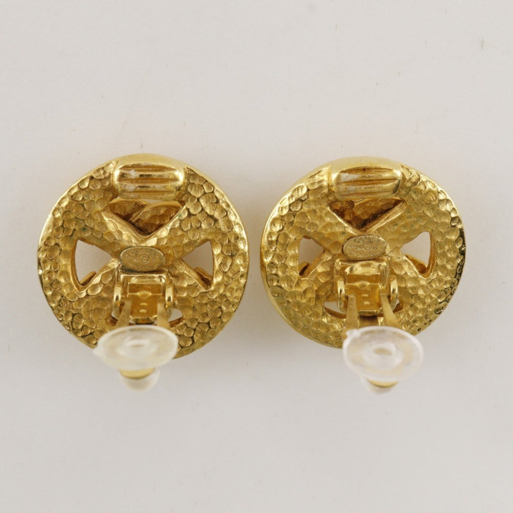 CC Logo Clip-On Earrings Metal