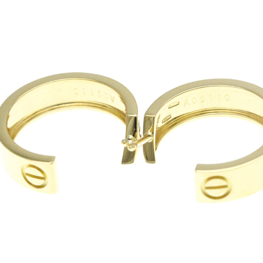 Love Half Hoop Earrings 18K Yellow Gold 18K Yellow Gold