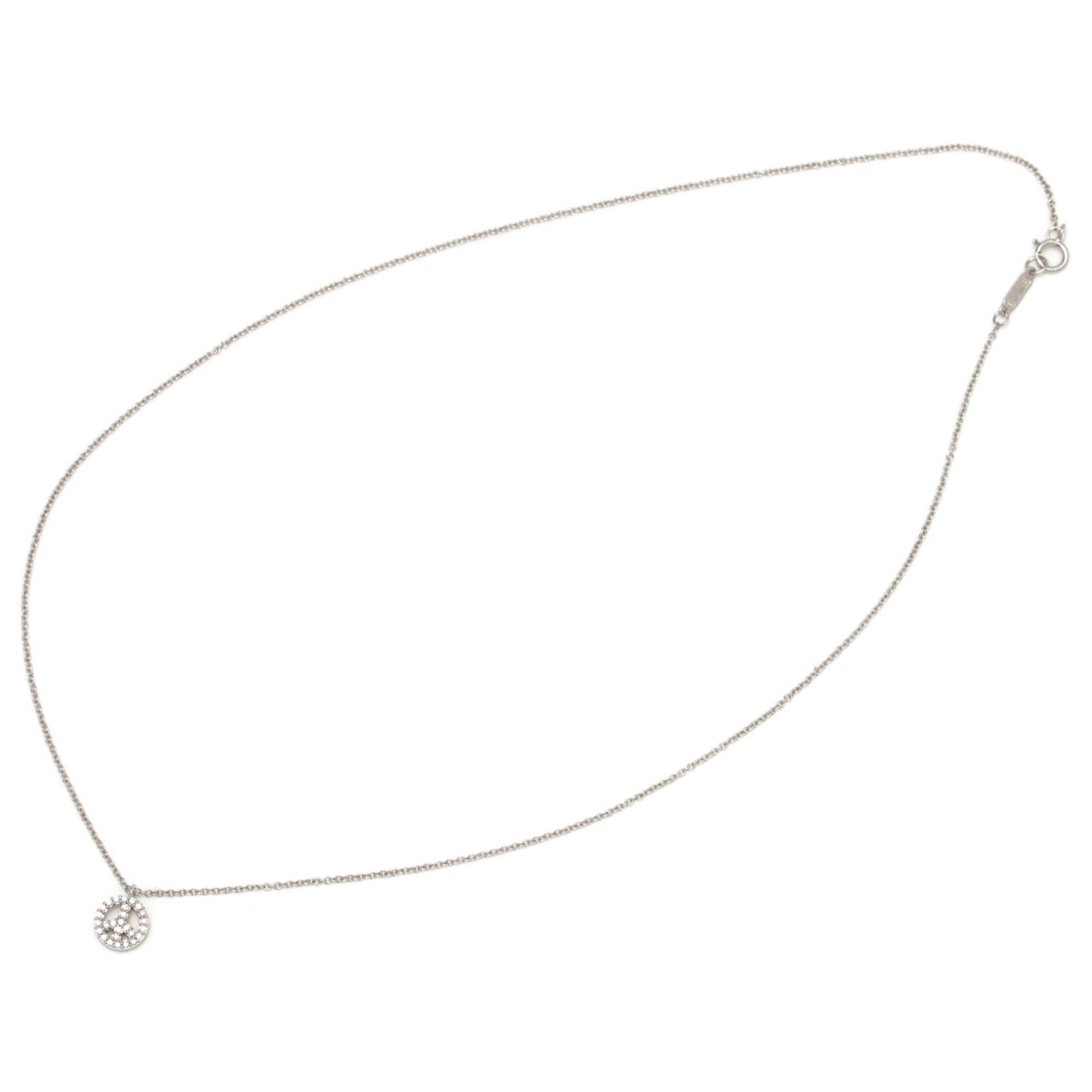 Pendant Necklace White Gold with Diamond