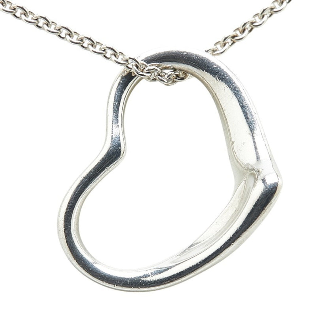 Heart Pendant Necklace Sterling Silver