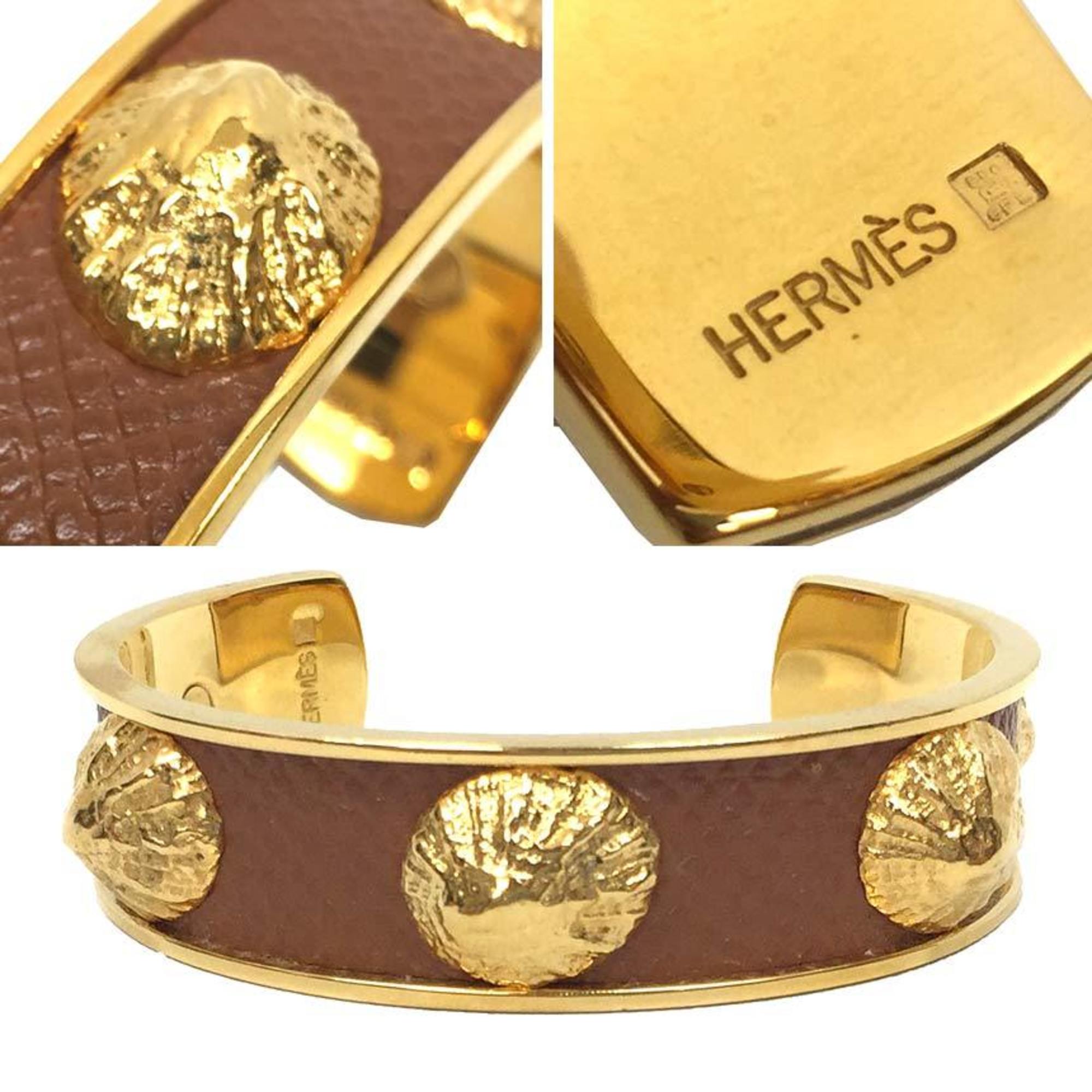 Bracelet Brass and Leather