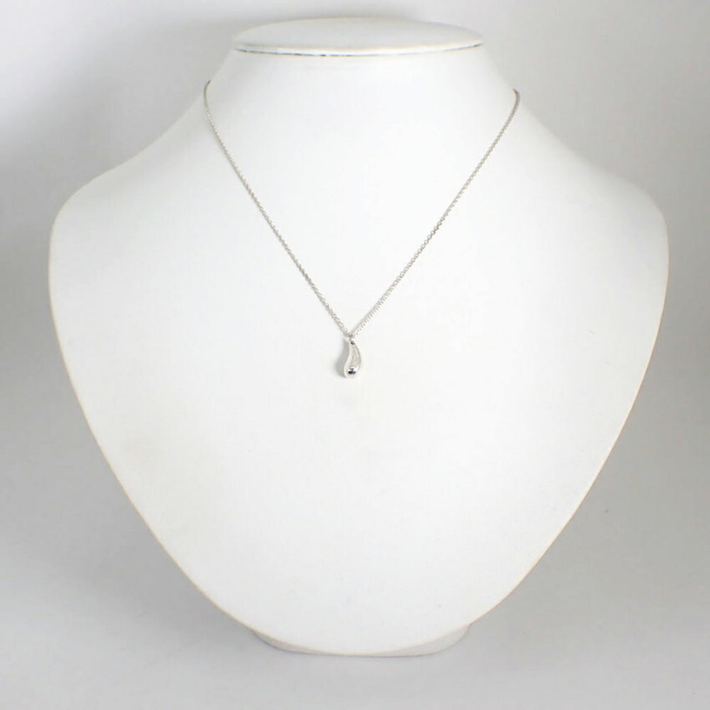 Pendant Necklace Sterling Silver Teardrop
