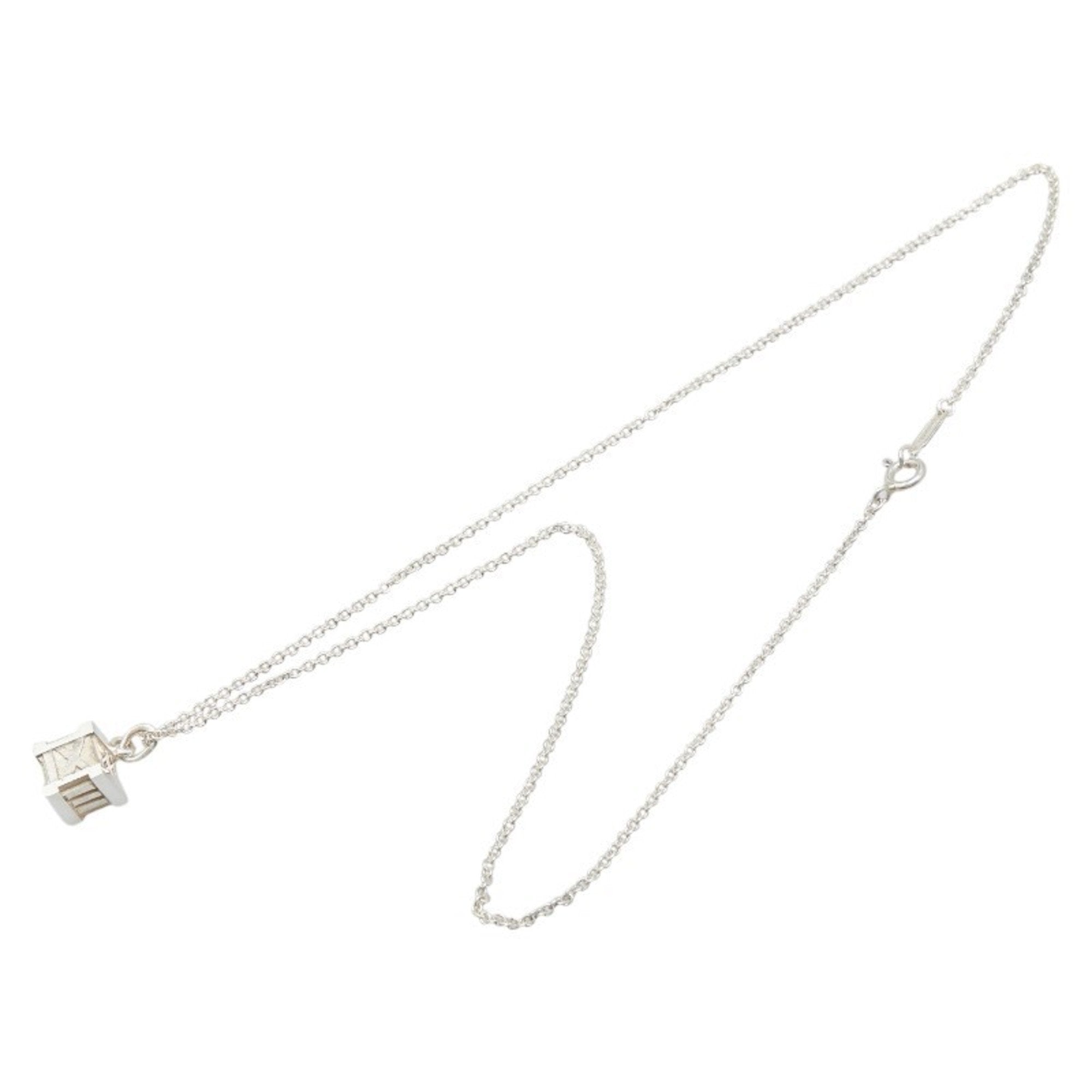 Atlas Pendant Necklace Sterling Silver