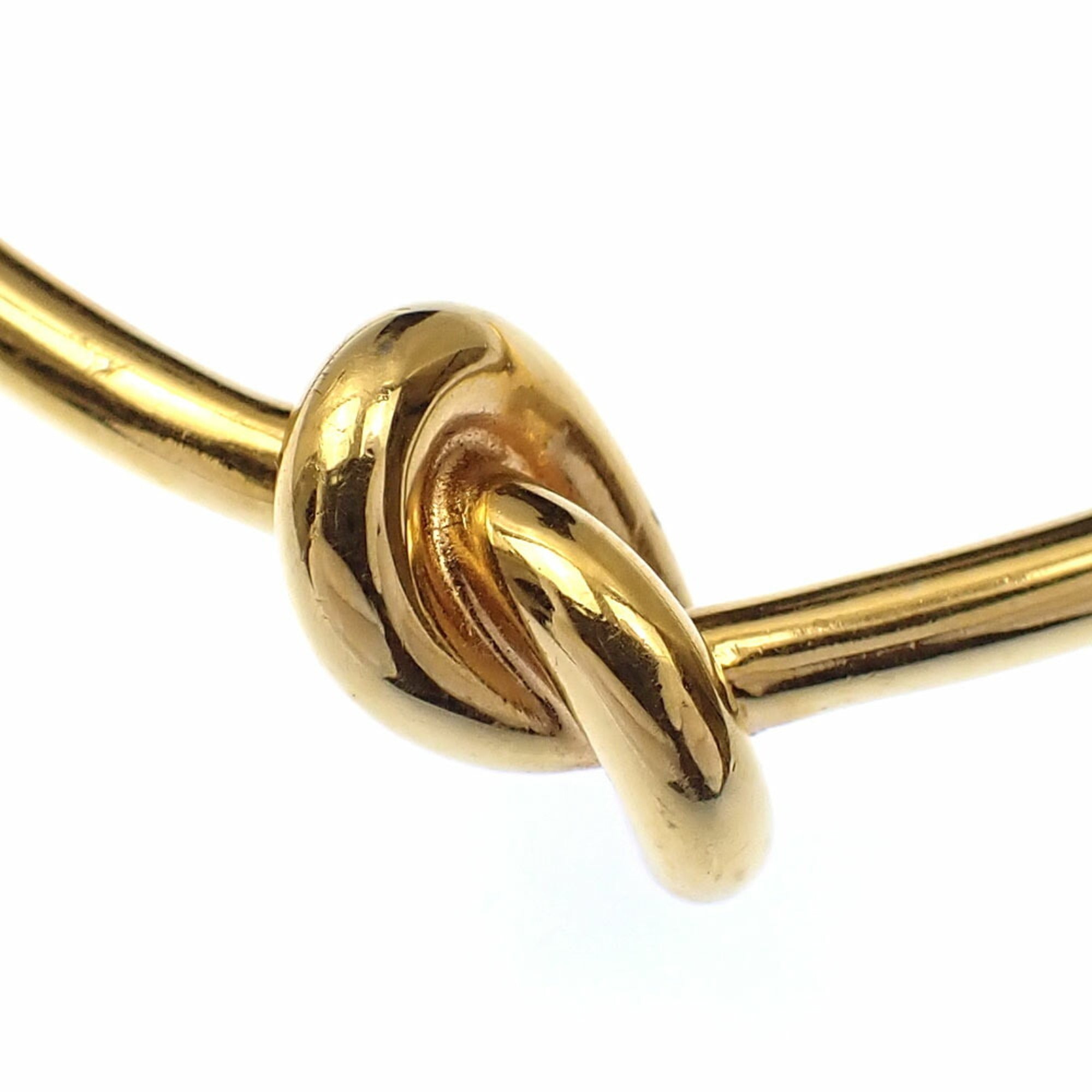 Knot Extra Thin Bracelet Nickel Gold Small